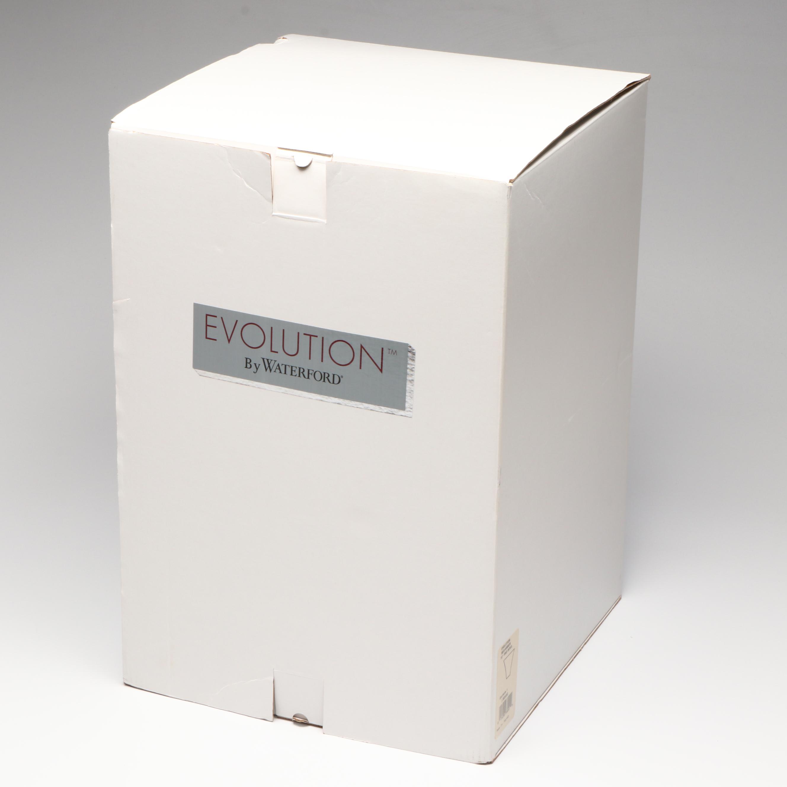 Waterford Crystal Evolution Red and Amber Flared Bowl, 2005–2016