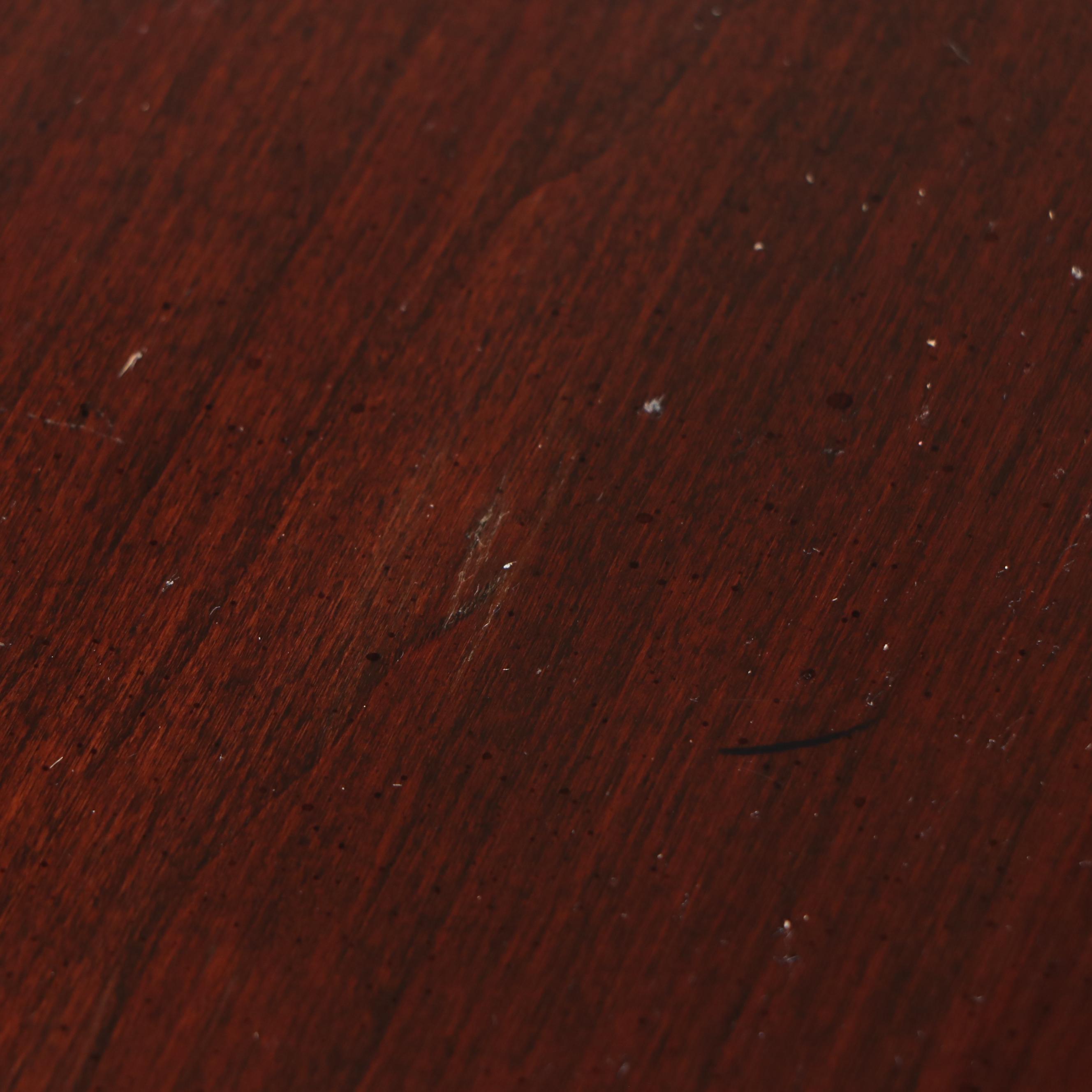 Queen Anne Style Mahogany Tea Table, Late 20th Century