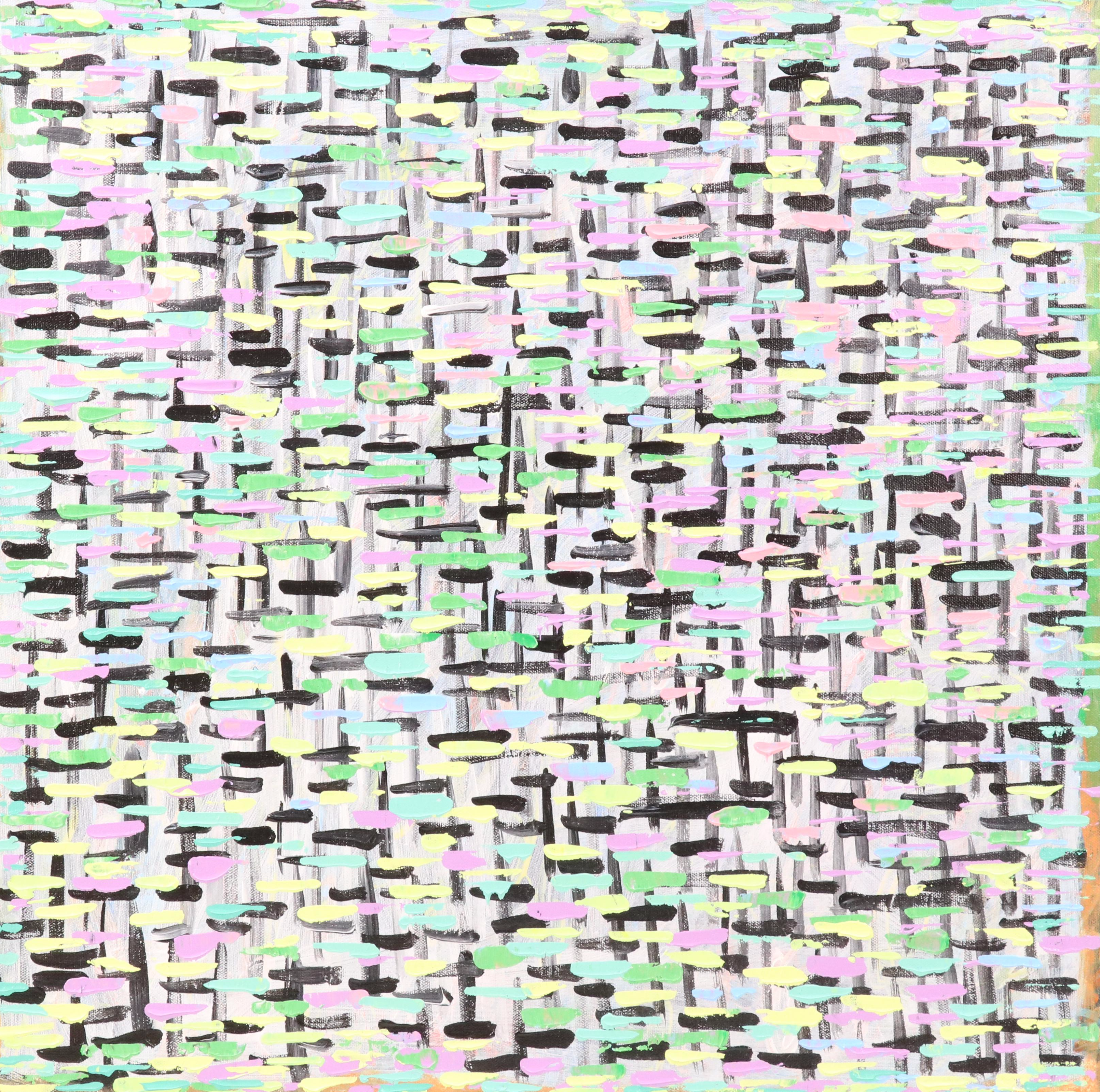 Saul Gefen Stylized Abstract Acrylic Painting, 2025