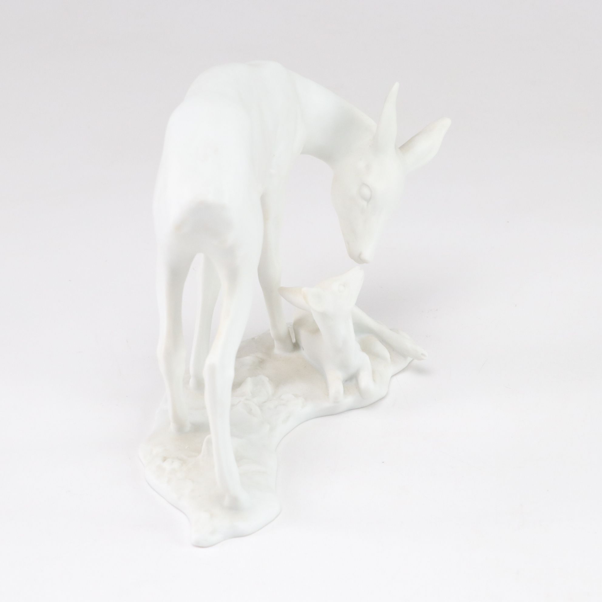 Franklin Mint Hand-Painted Porcelain "The Red Pony" with Two Kaiser Figurines