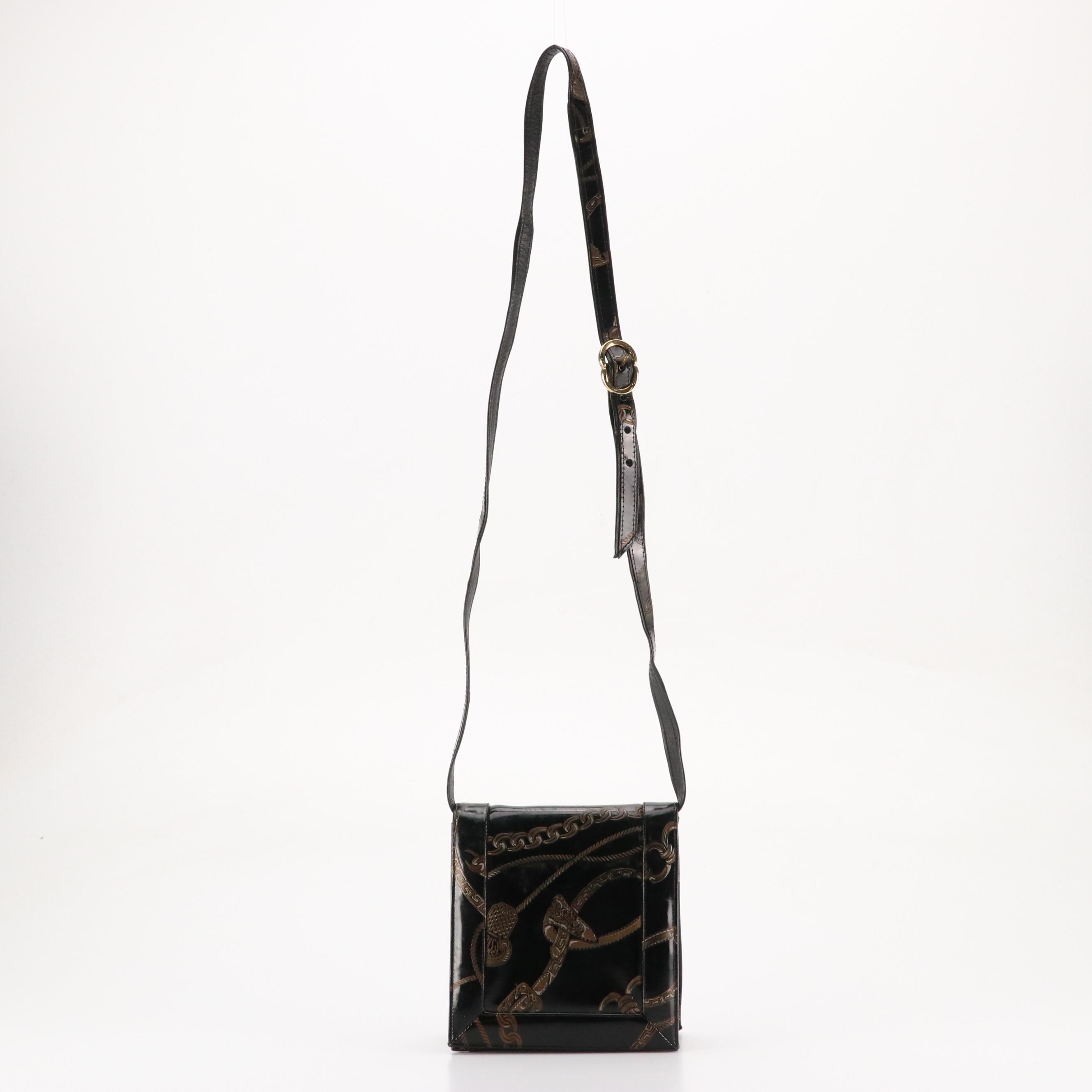 Sondra Roberts Embossed Faux Leather Crossbody Bags