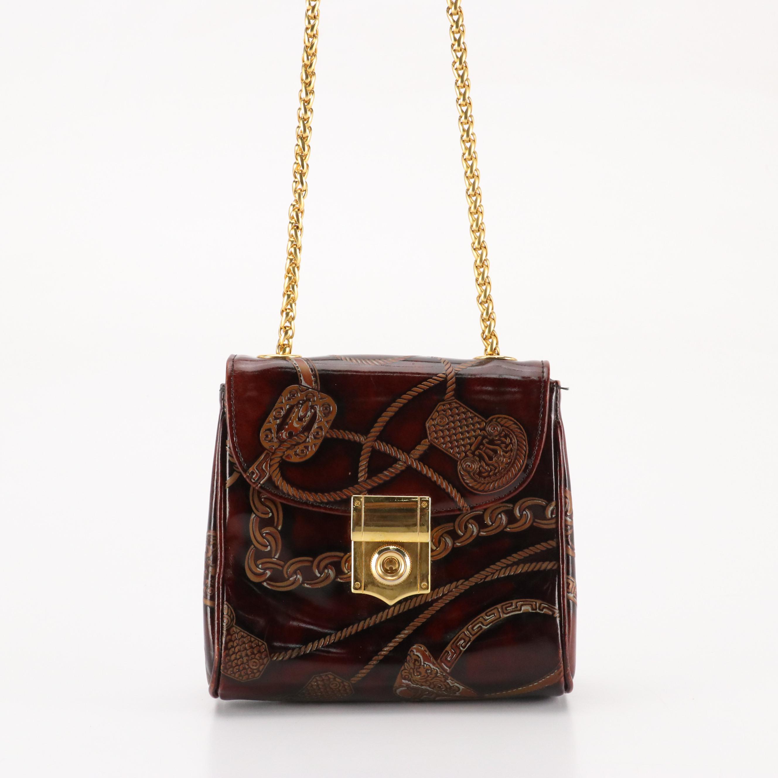 Sondra Roberts Embossed Faux Leather Crossbody Bags