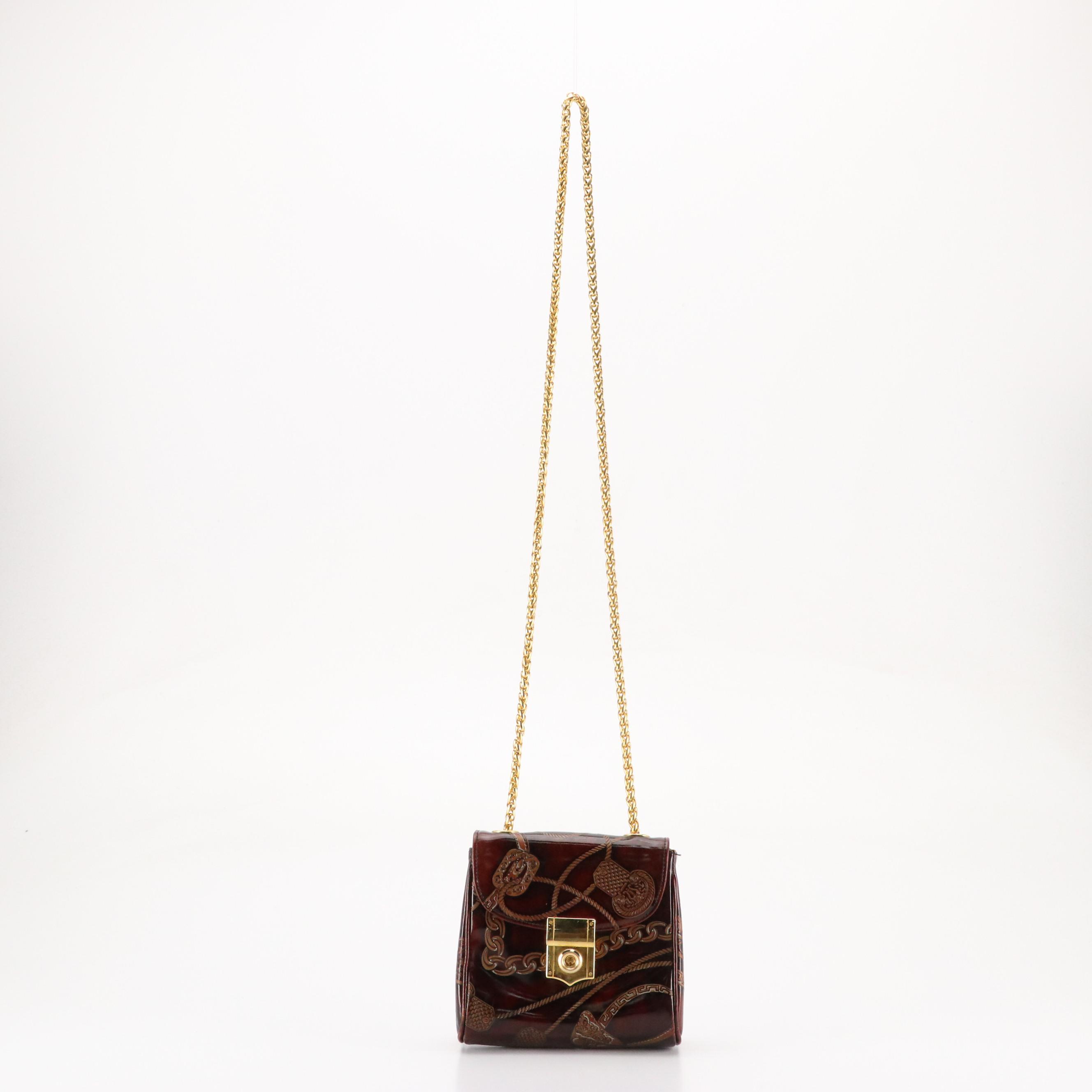 Sondra Roberts Embossed Faux Leather Crossbody Bags