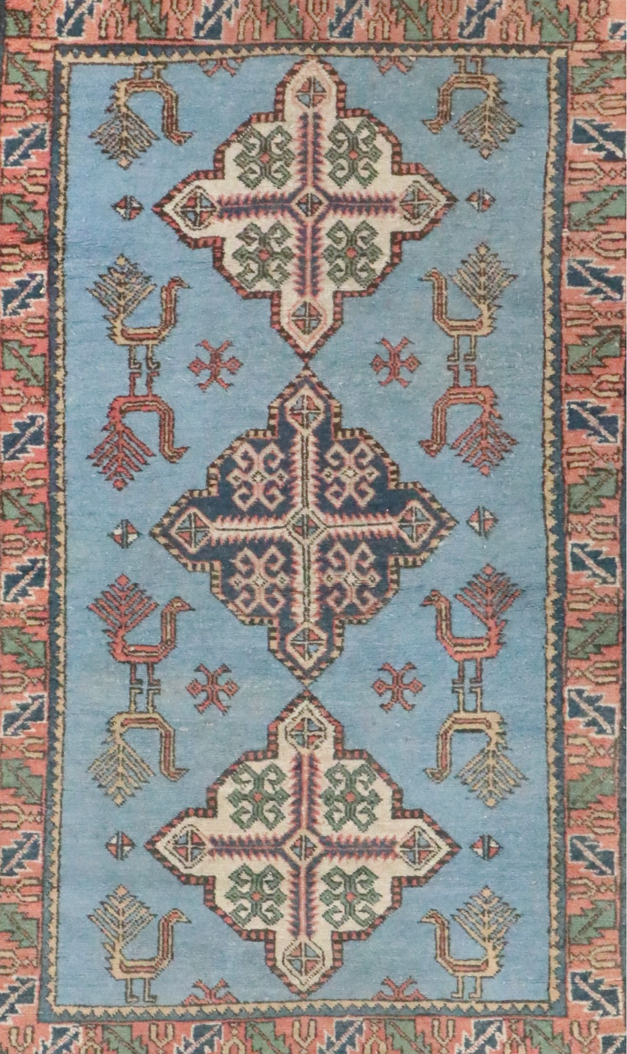 3'5 x 5'7 Hand-Knotted Persian Akstafa Style Area Rug