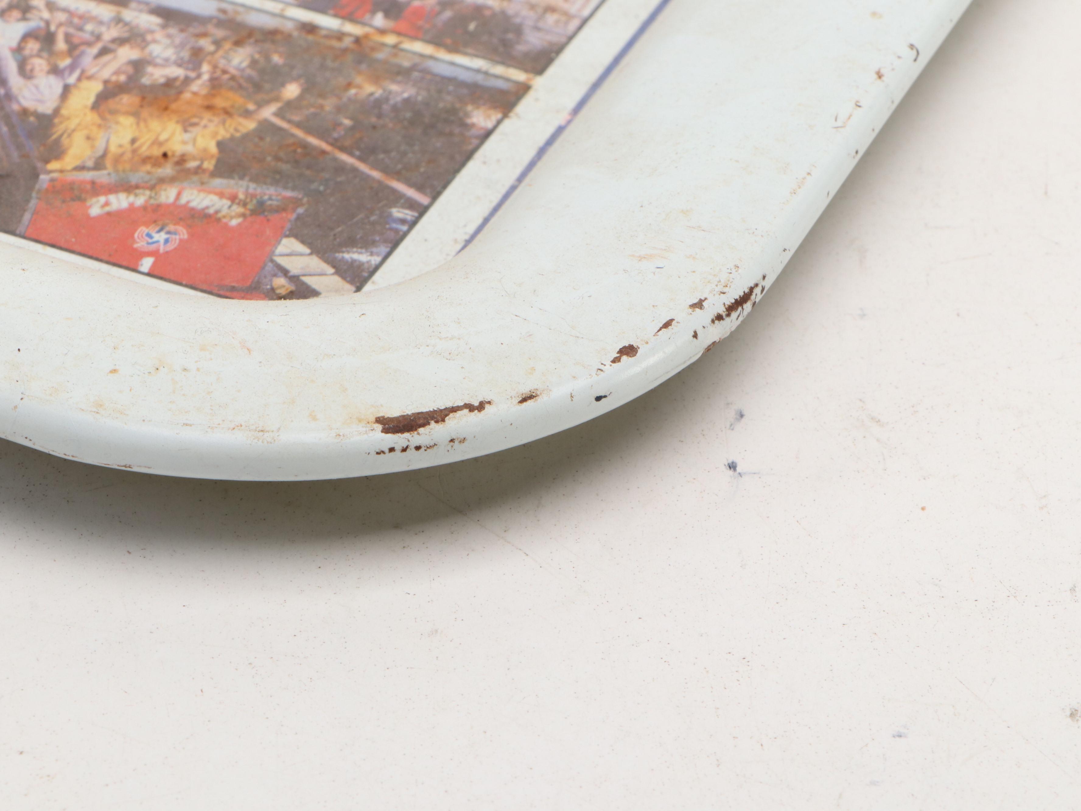 Coca-Cola Metal Reproduction Advertising Trays, Late 20th Century