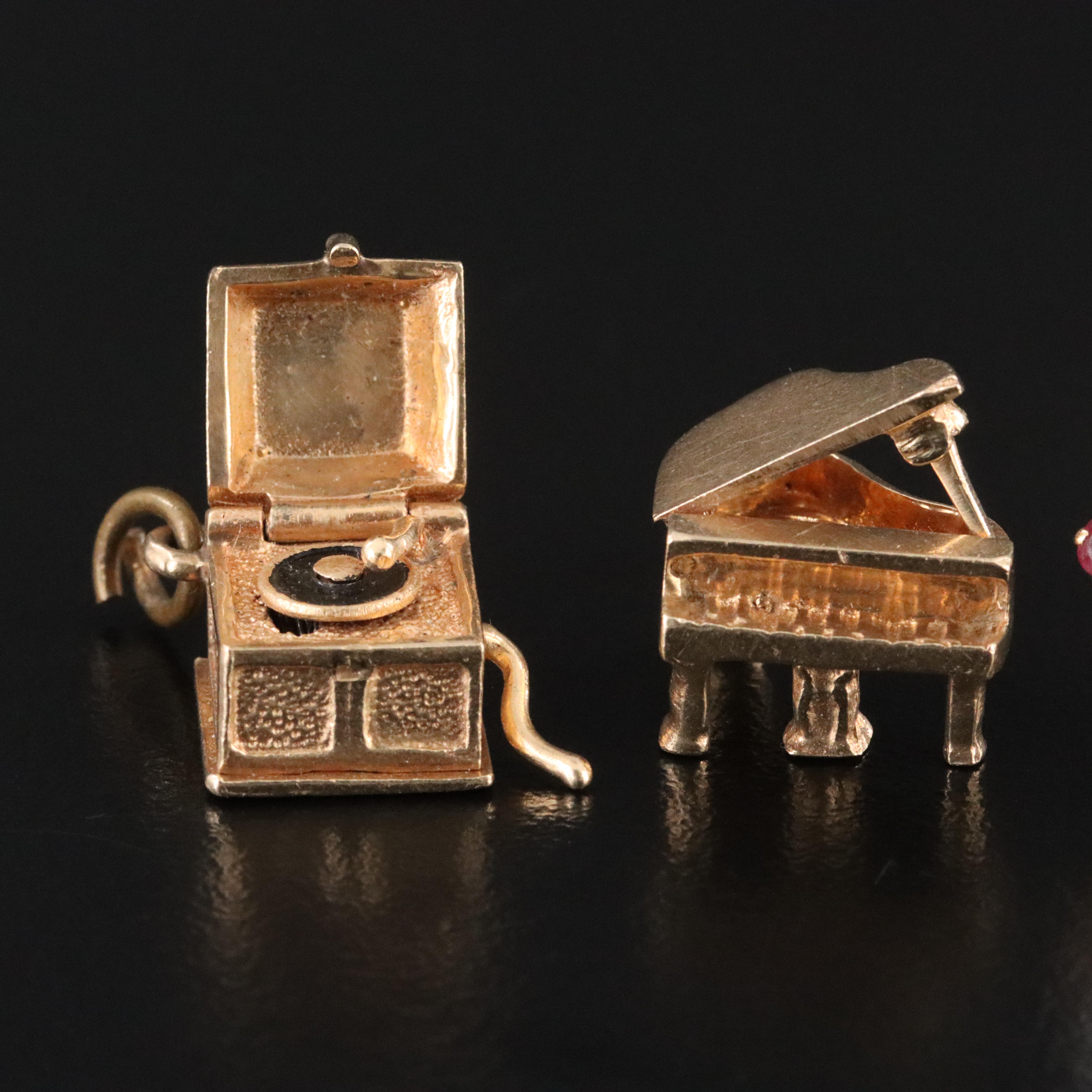 14K Charm Collection Featuring Pearls, Rubies, Sapphires and Articulation