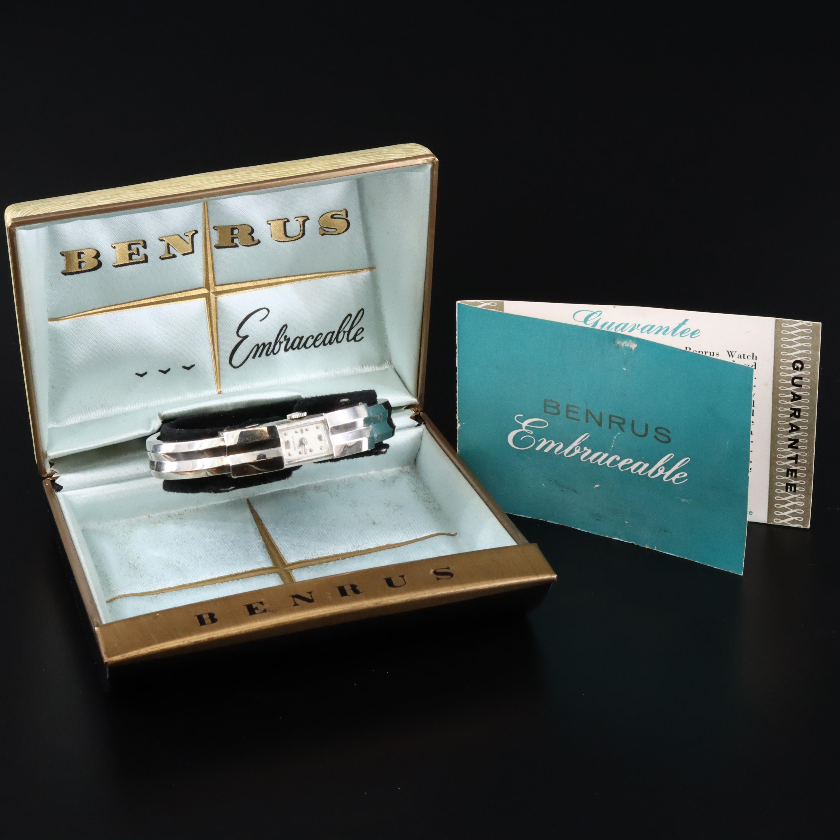 Antique Benrus Embraceable Watch and Box