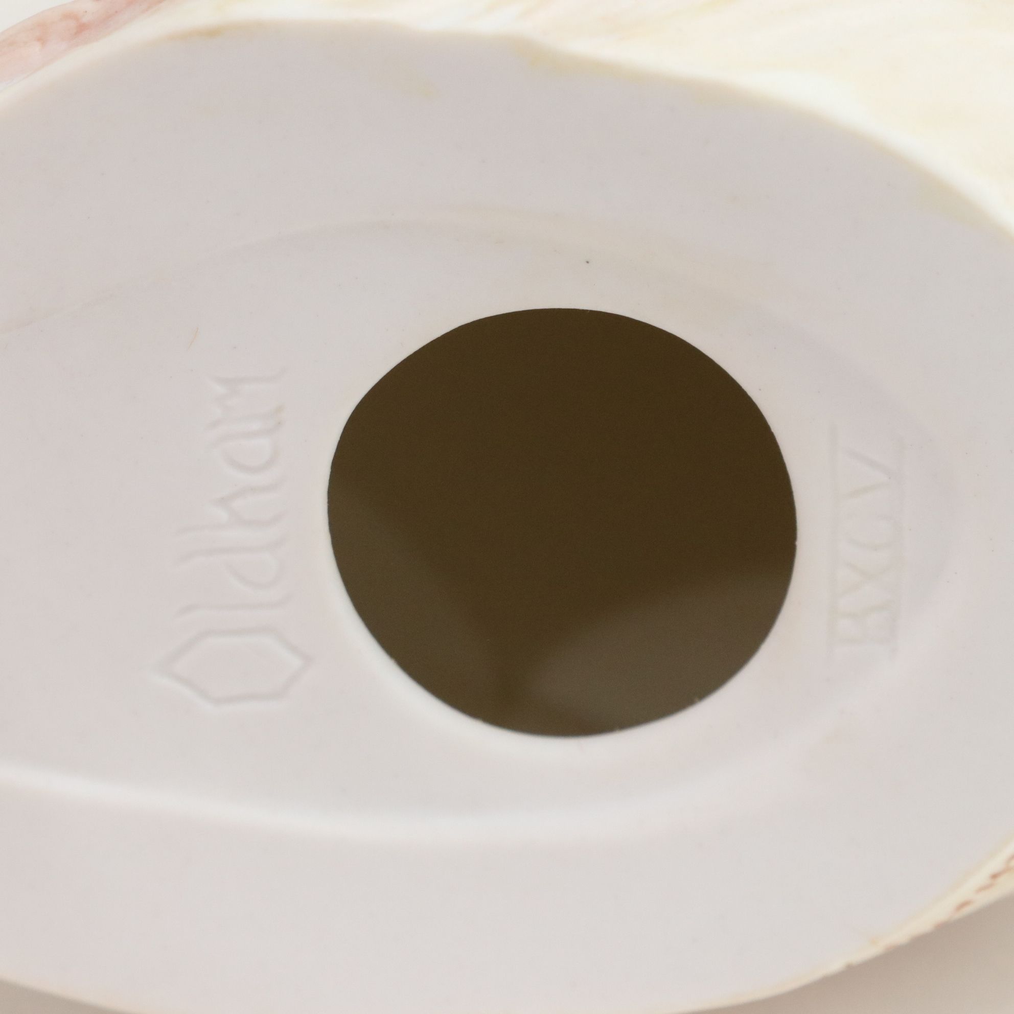 Charles Oldham Hand-Painted Unicorn Bust with Fitted Wood Base, 1983