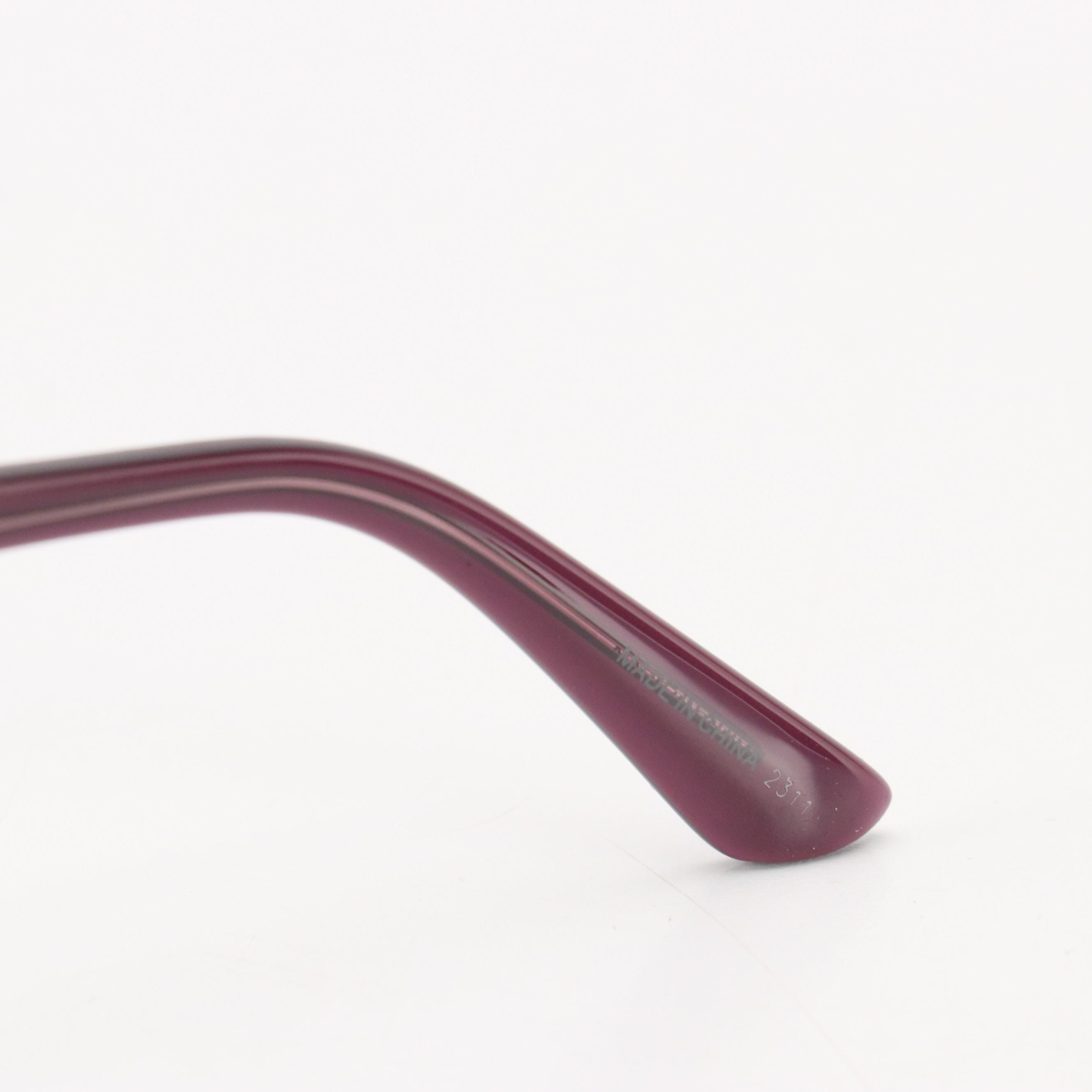 Calvin Klein CK23535S Purple Square Framed Sunglasses with Case