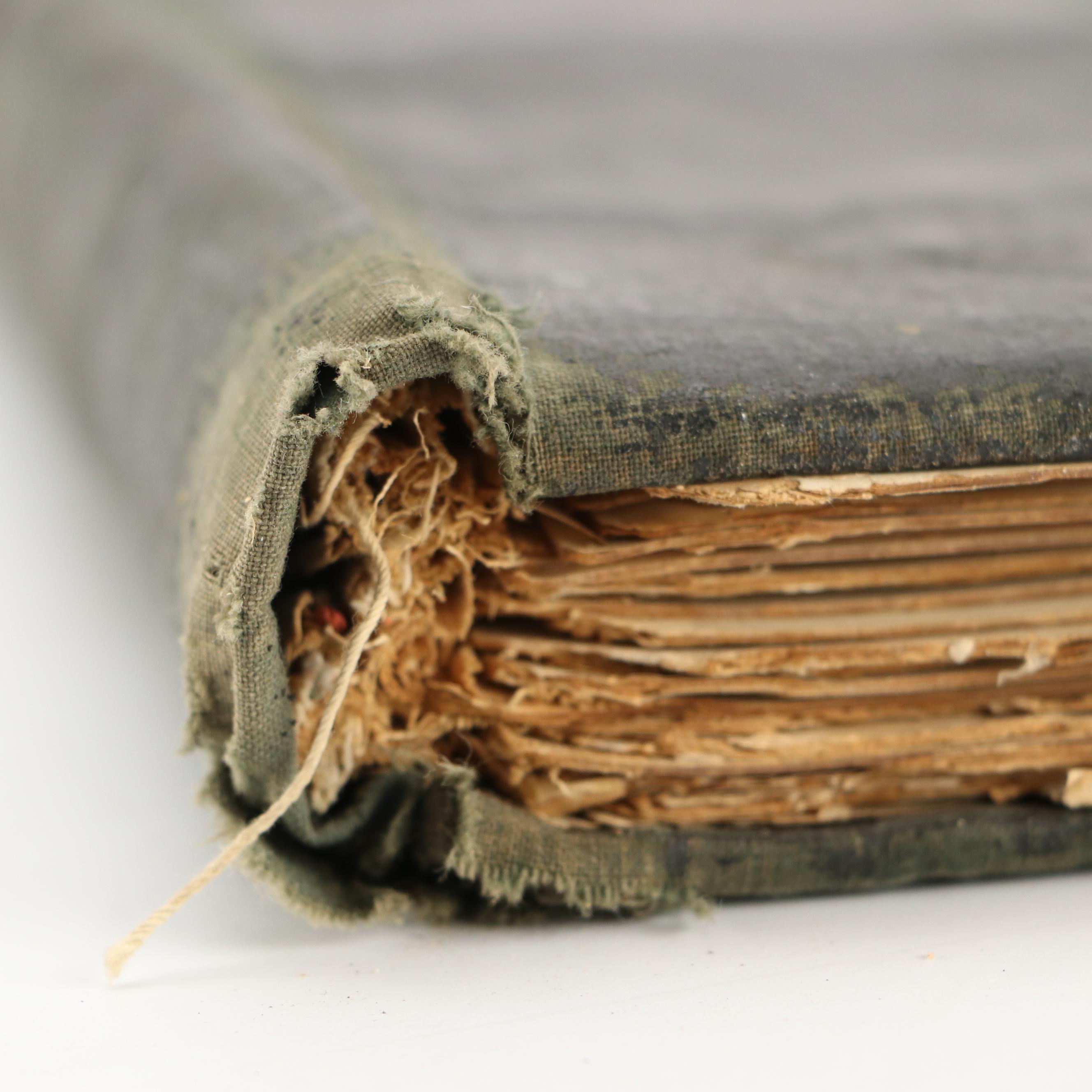 American Ladies Tailoring Co. Catalog with Pastedown Political Cartoon Clippings