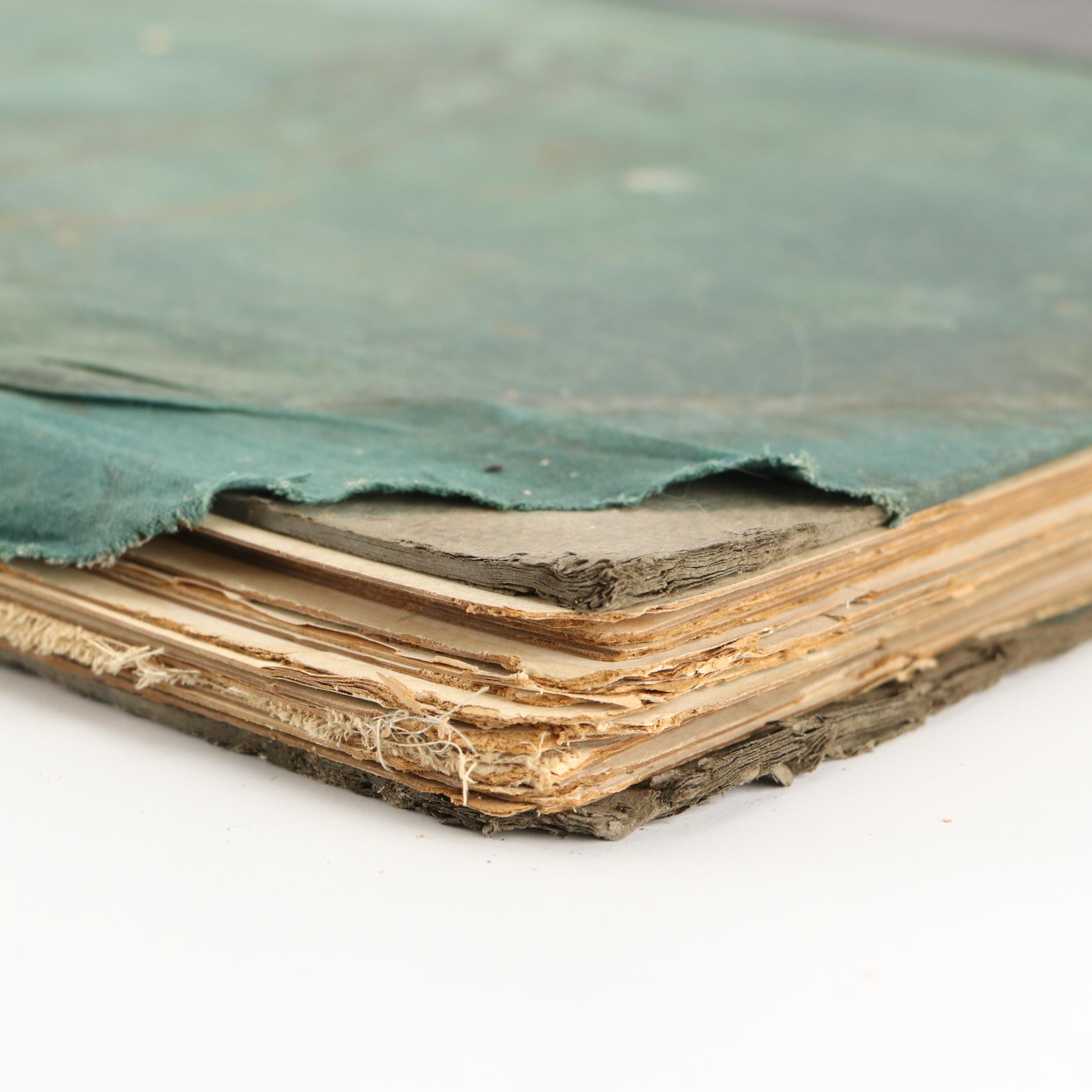 American Ladies Tailoring Co. Catalog with Pastedown Political Cartoon Clippings