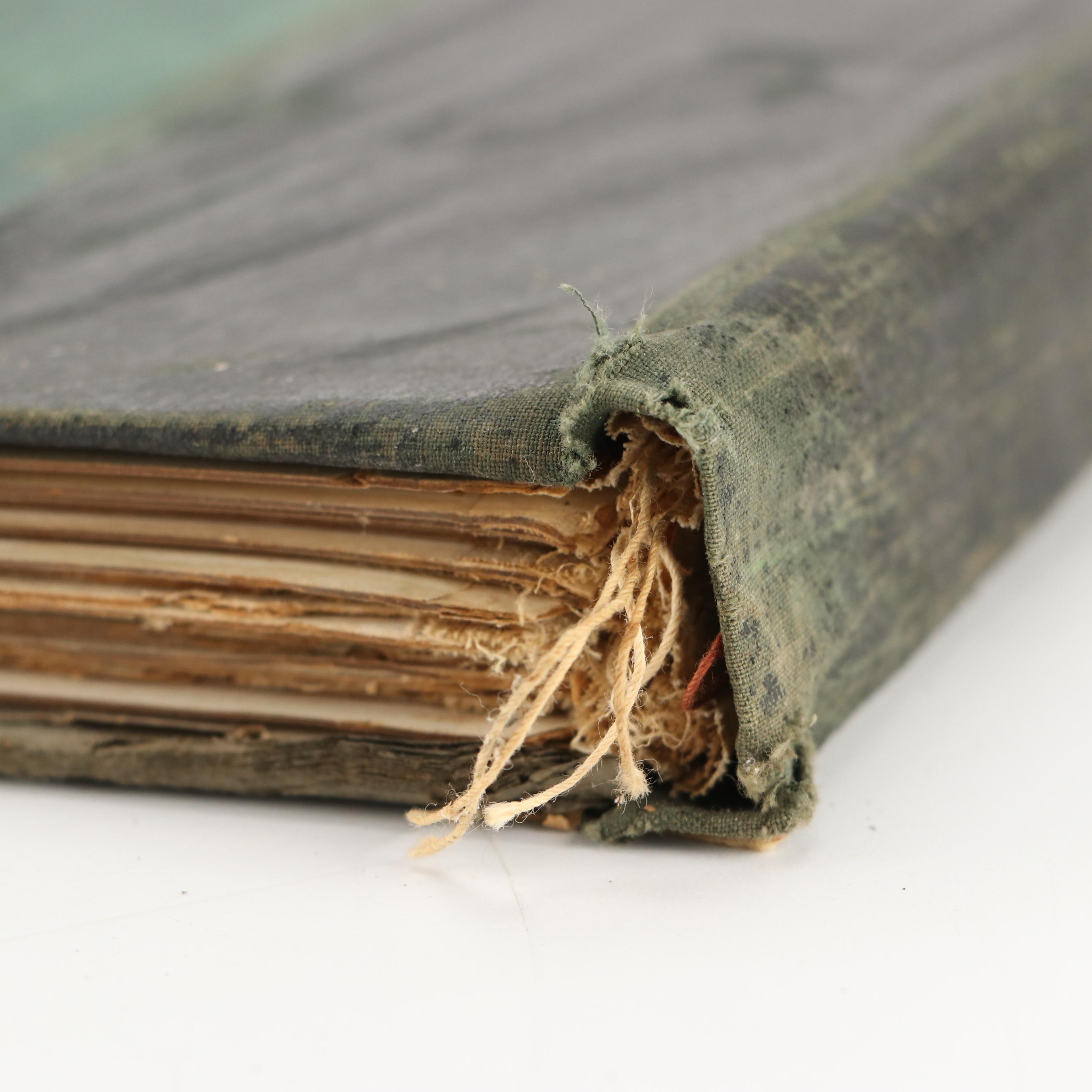 American Ladies Tailoring Co. Catalog with Pastedown Political Cartoon Clippings