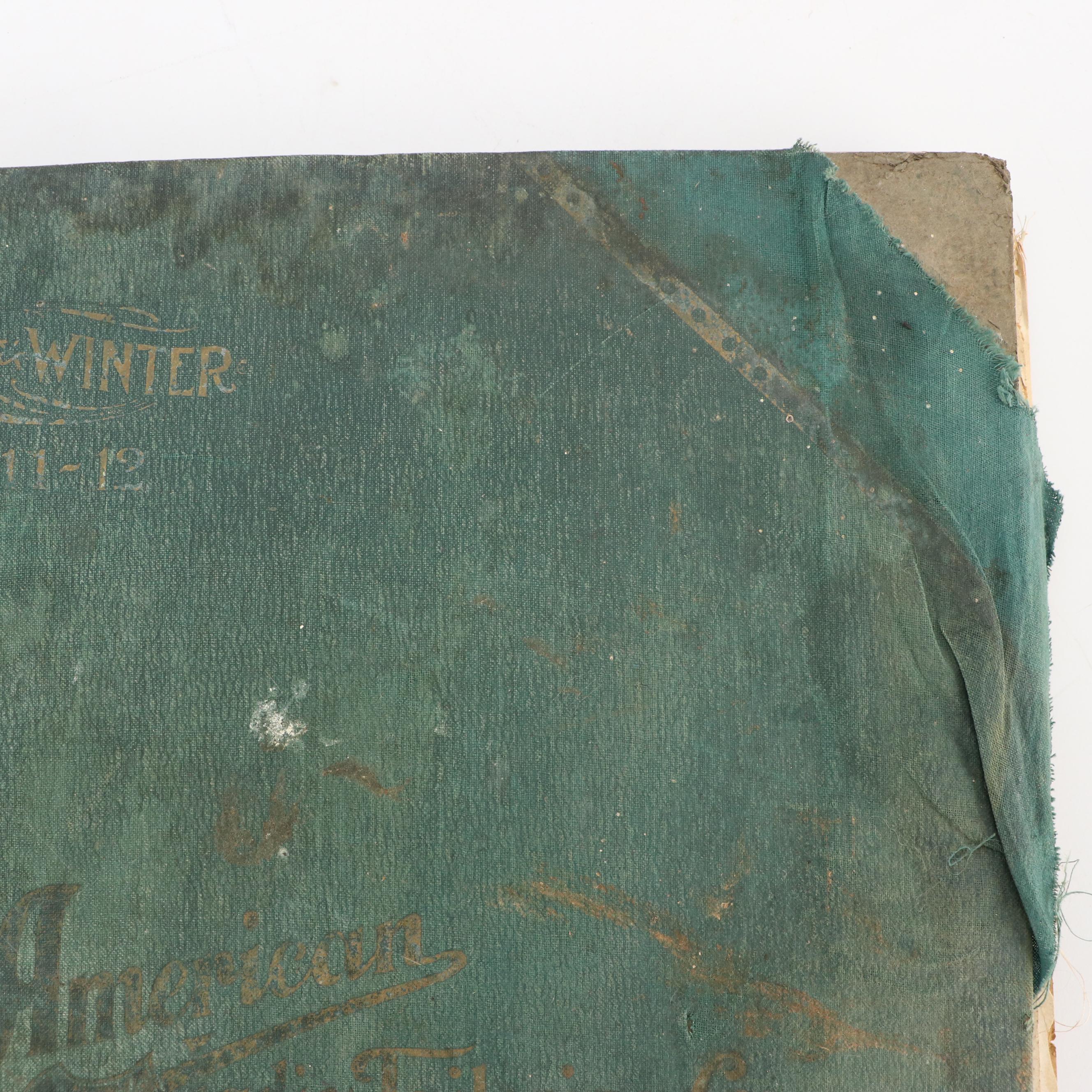 American Ladies Tailoring Co. Catalog with Pastedown Political Cartoon Clippings