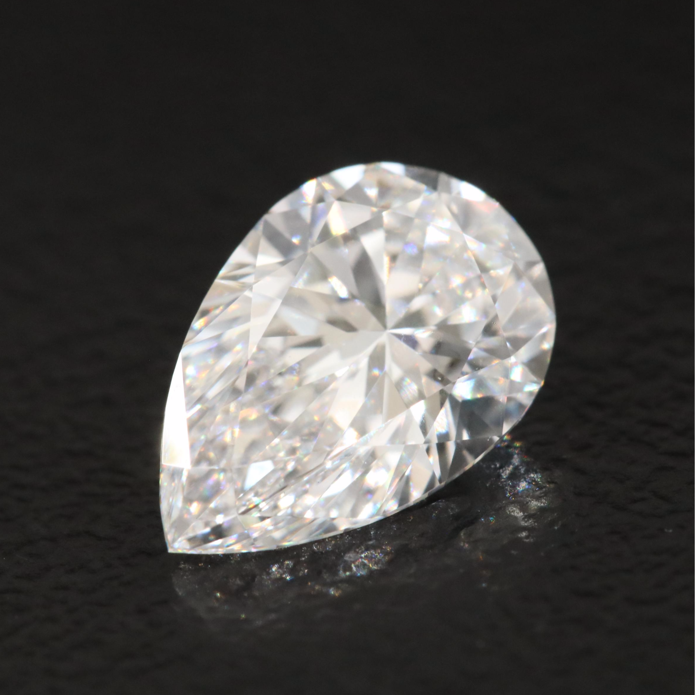 Loose 1.37 CT Lab Grown Diamond with IGI Report
