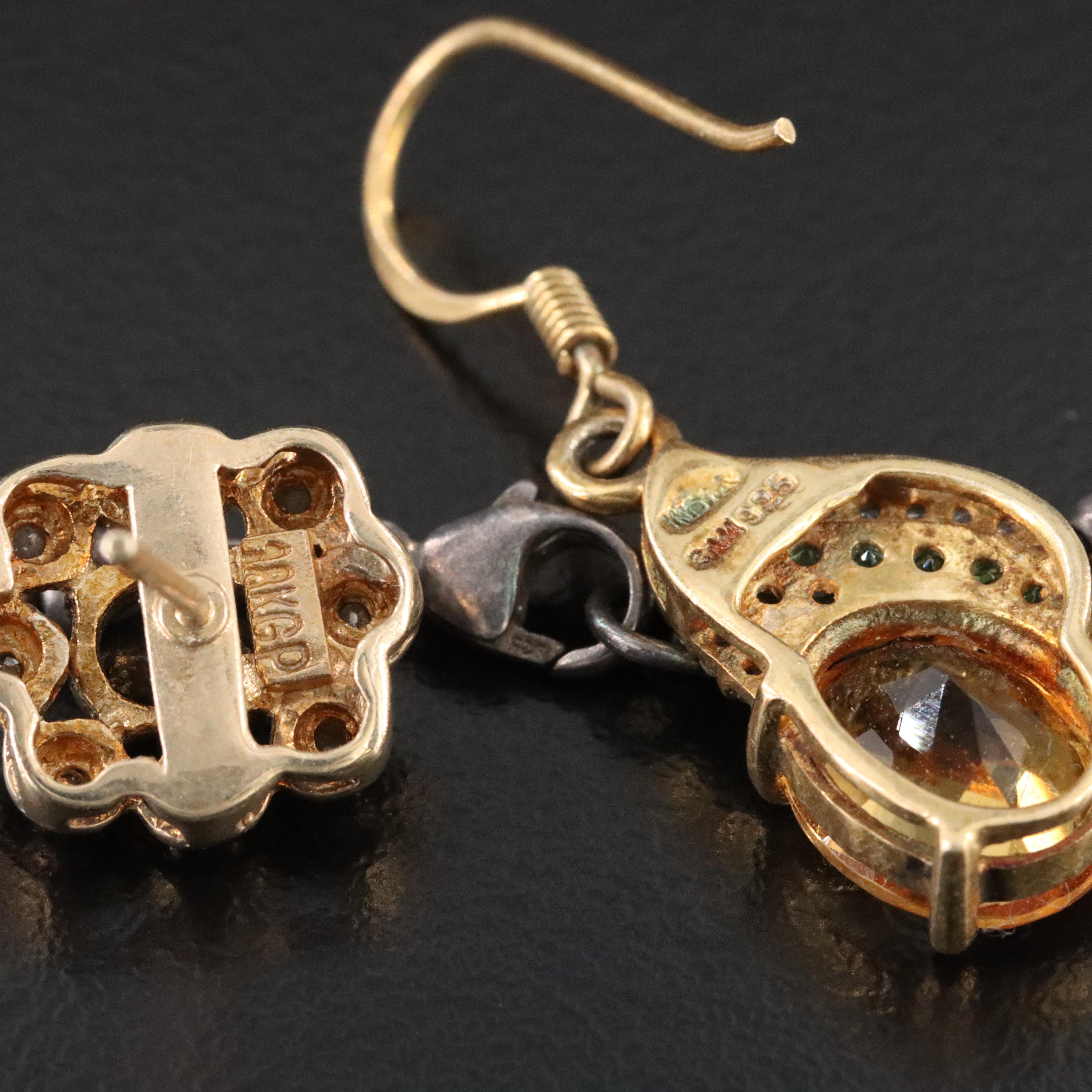 Sterling, Pearls and Bracelet Featured in Earring Collection