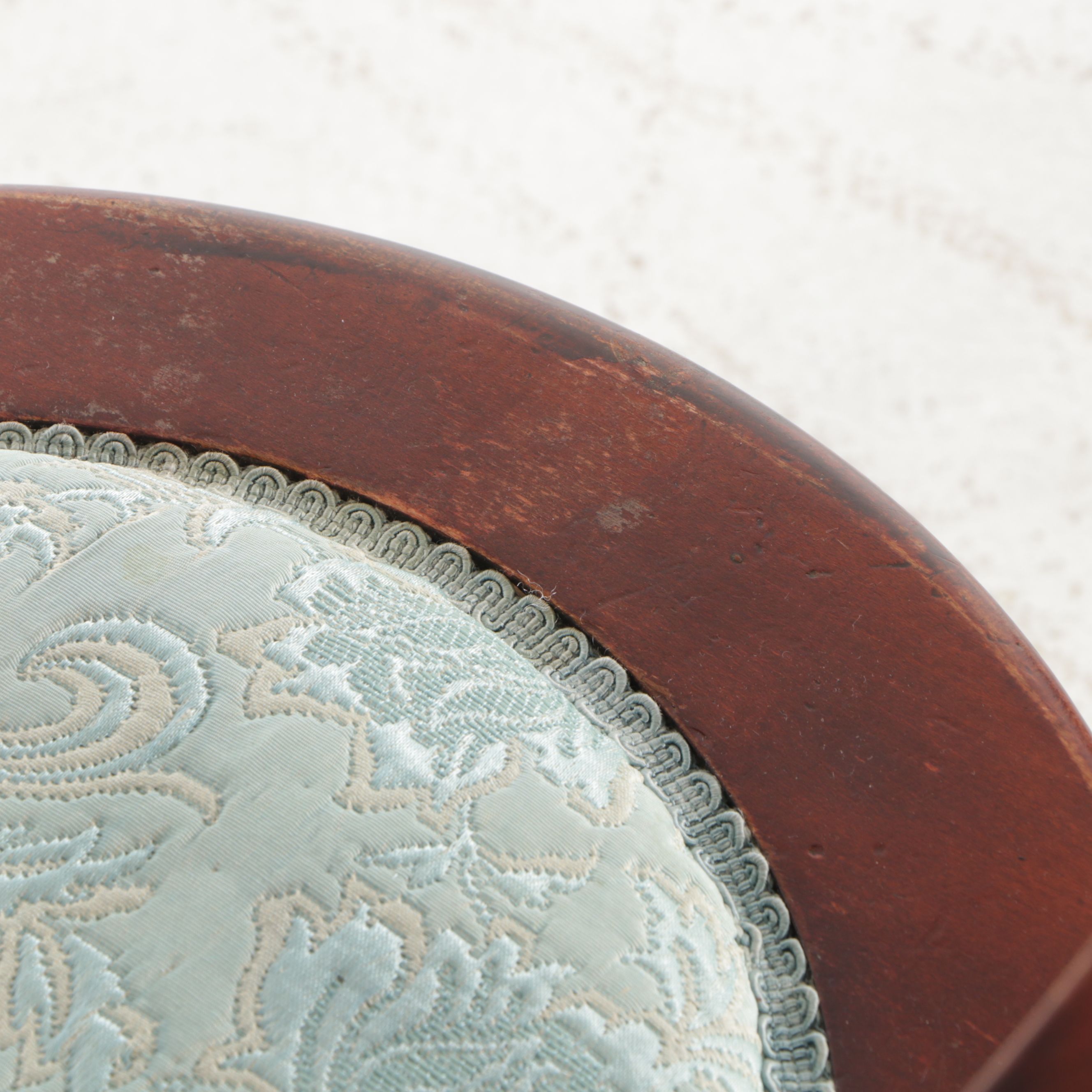 Mahogany Armchair with Spiral-Turned Spindles, 20th Century