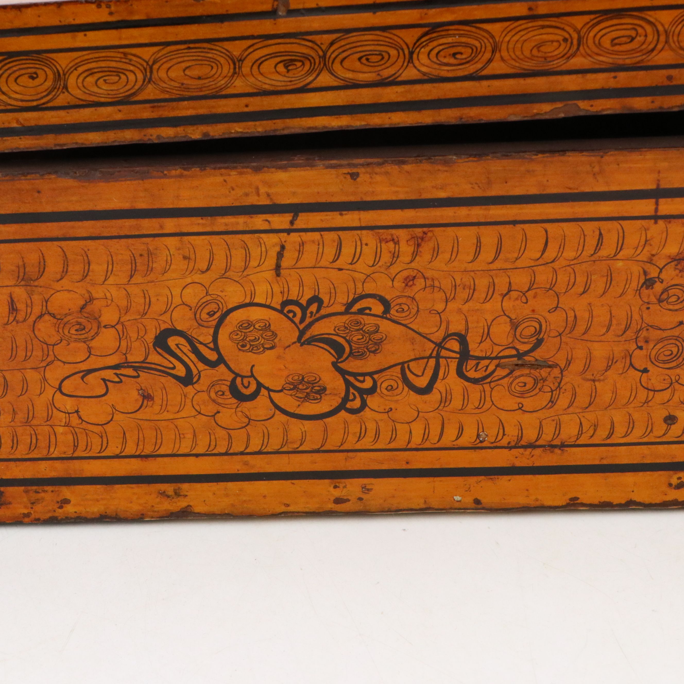 East Asian Wood Decorative Box