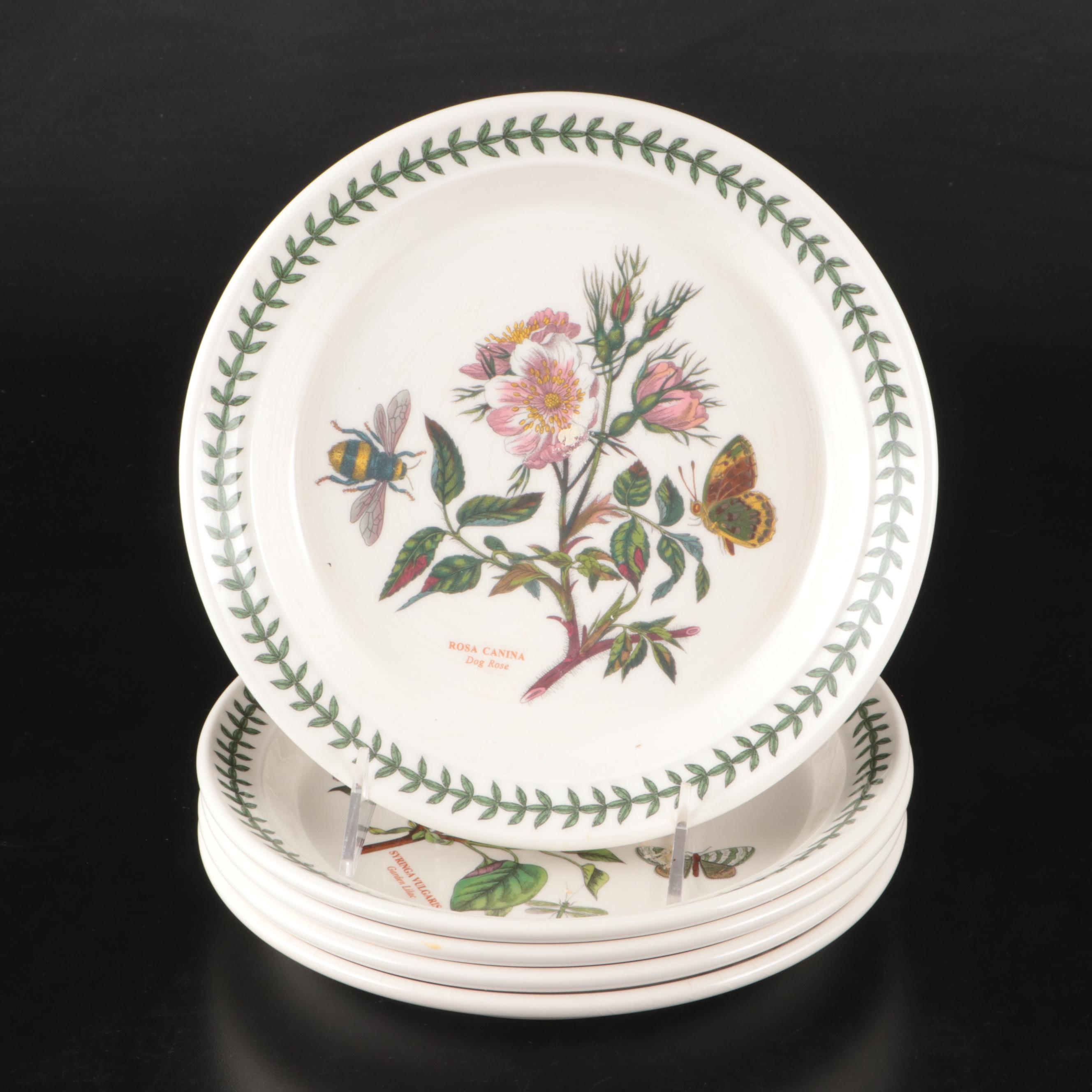 Portmeirion "The Botanic Garden" Tableware & CorningWare "Cornflower Blue" Pots