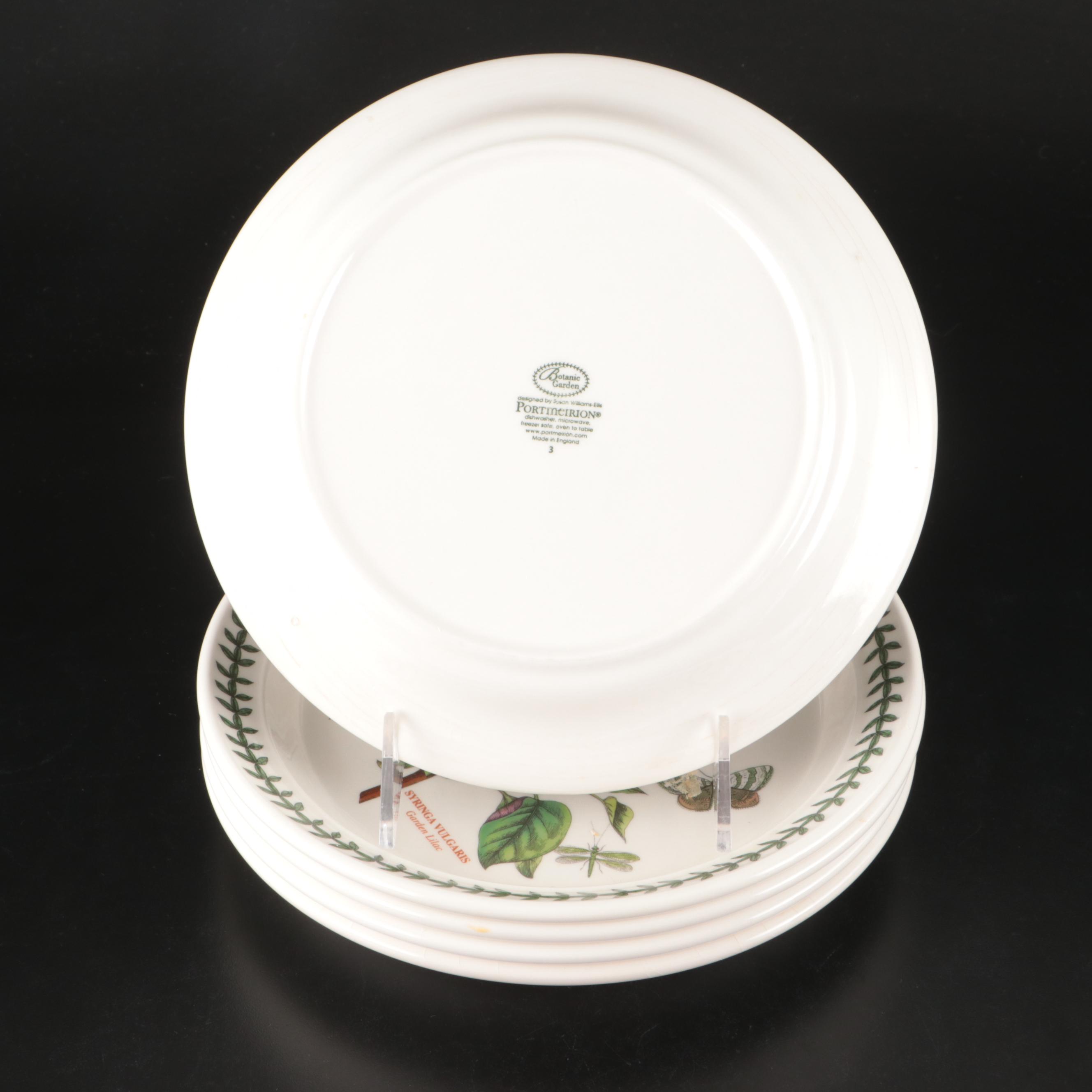 Portmeirion "The Botanic Garden" Tableware & CorningWare "Cornflower Blue" Pots