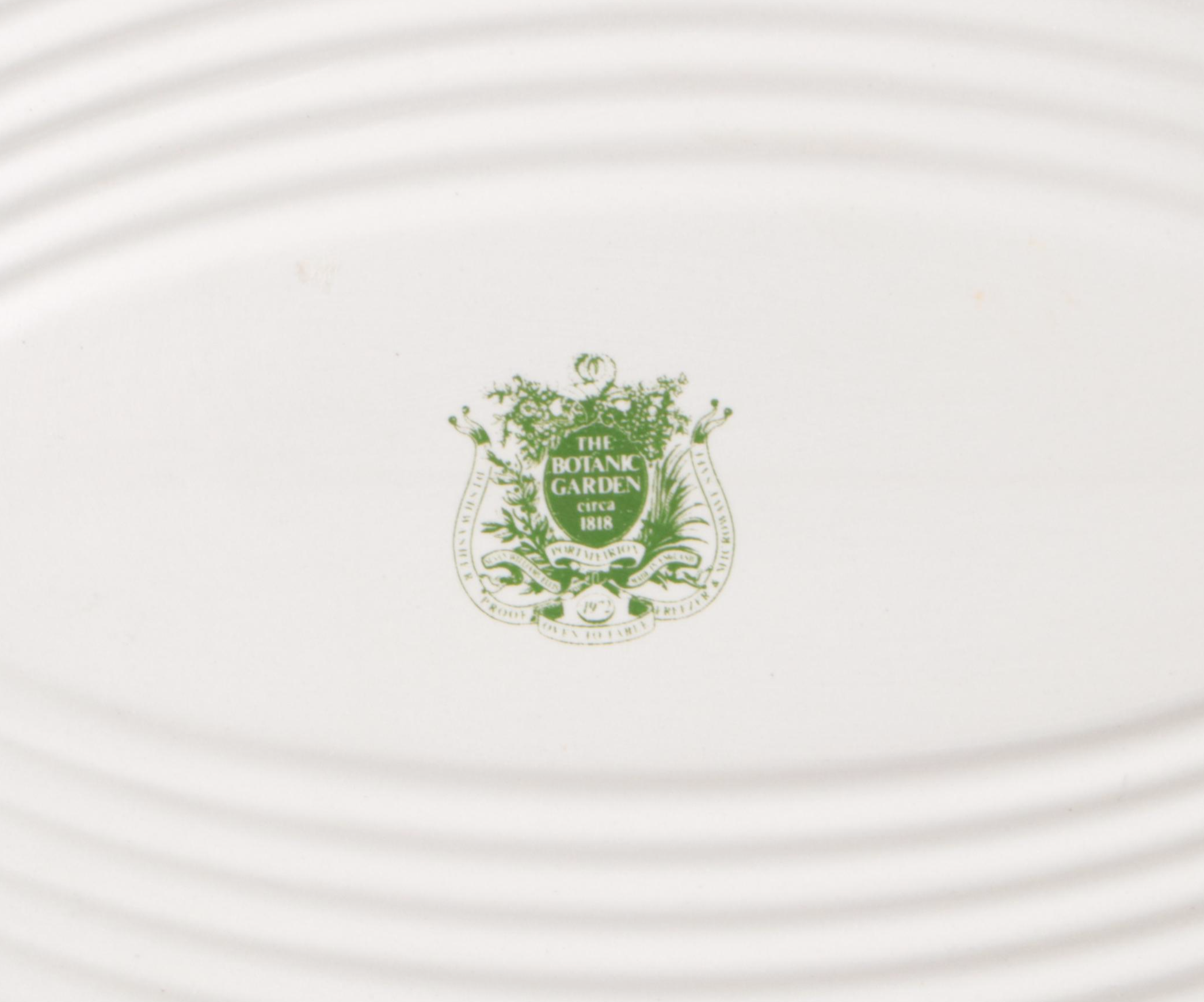 Portmeirion "The Botanic Garden" Tableware & CorningWare "Cornflower Blue" Pots