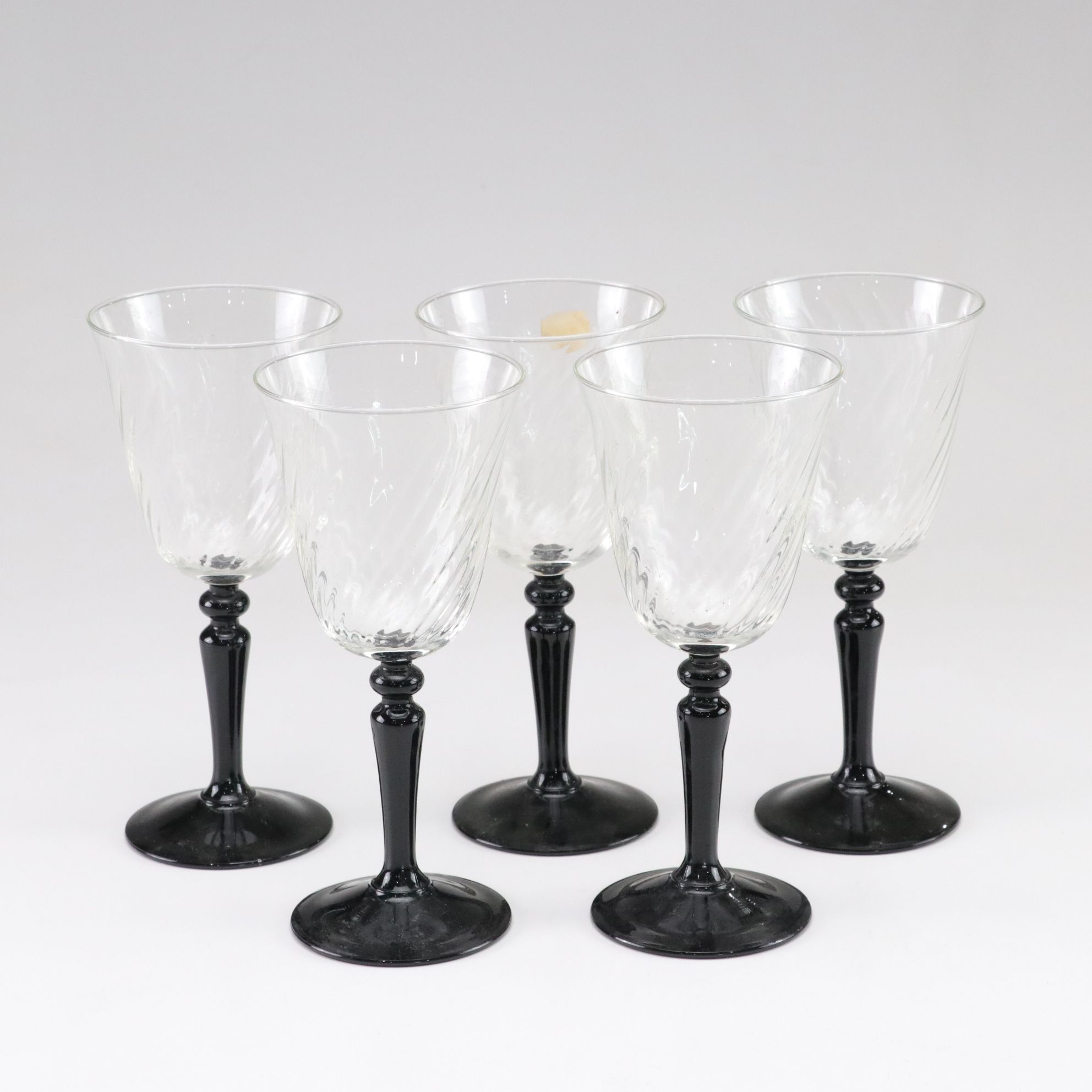 Cristal d'Arques-Durand "Onyx" Wine Glass Set