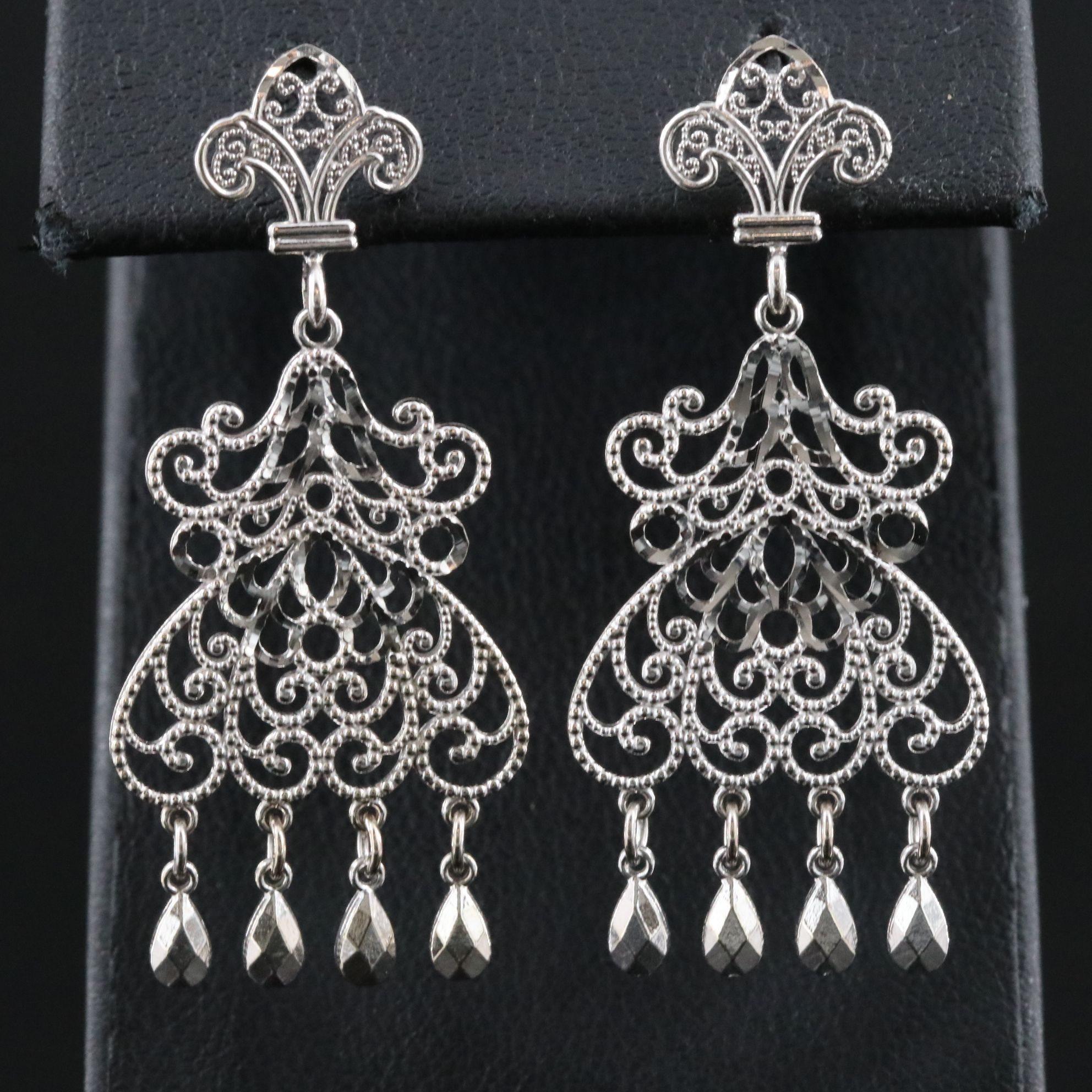 14K Filigree Earrings