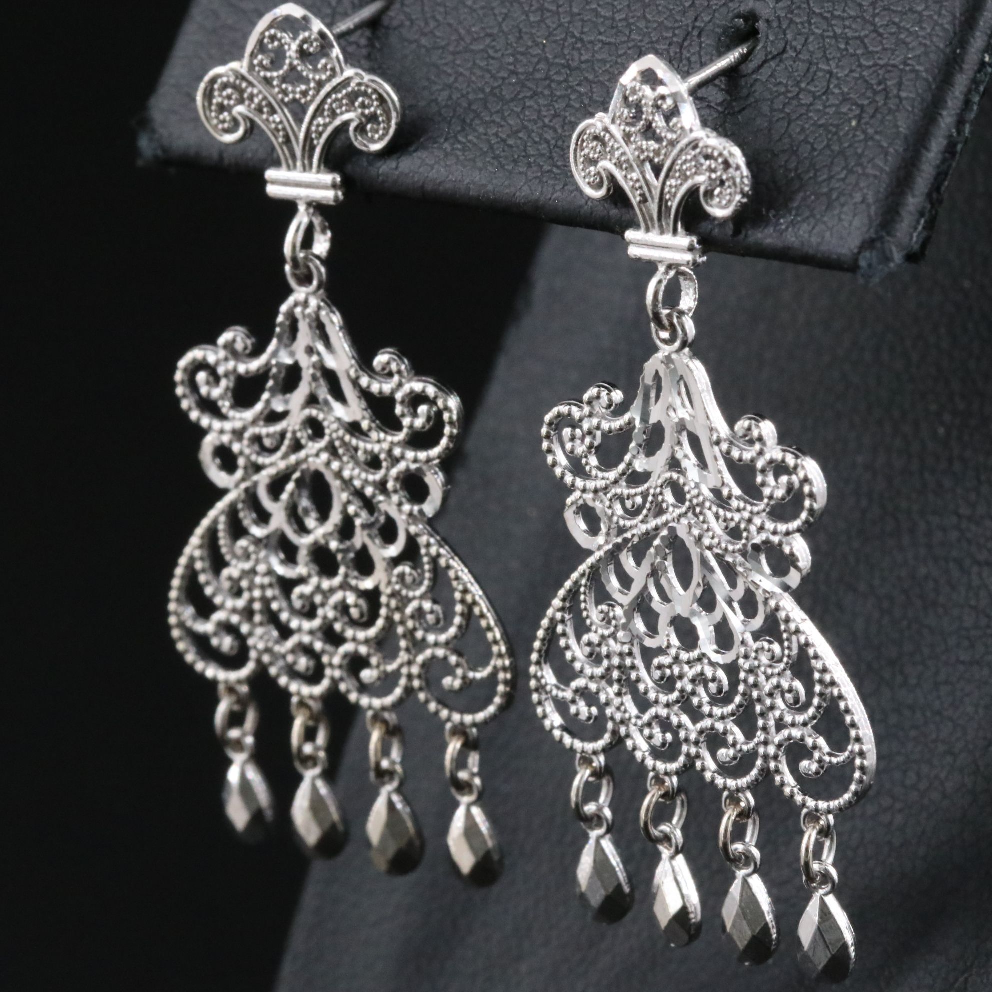 14K Filigree Earrings