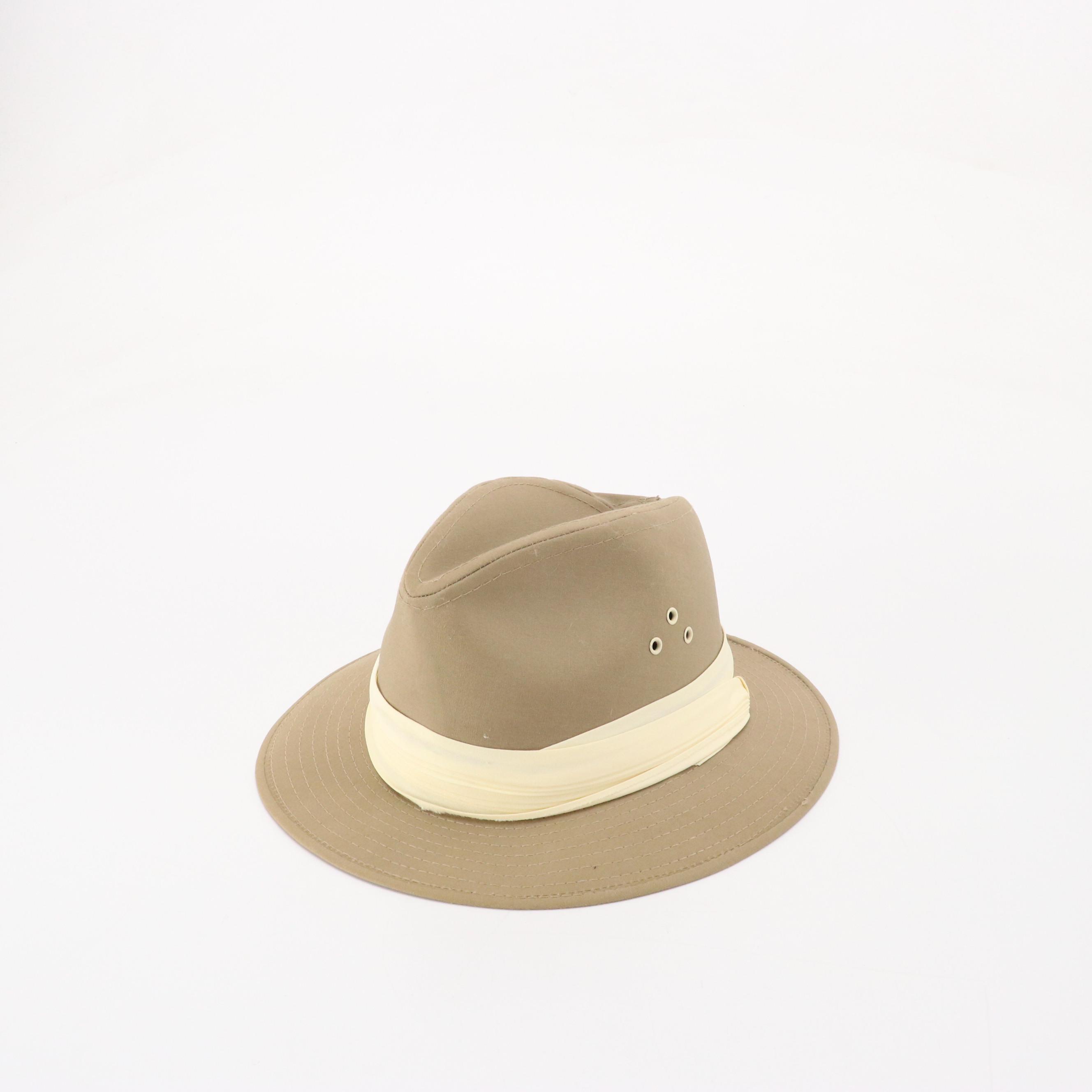 Straw/Natural Fiber Sun Hats with Leather/Textile Outback Hats