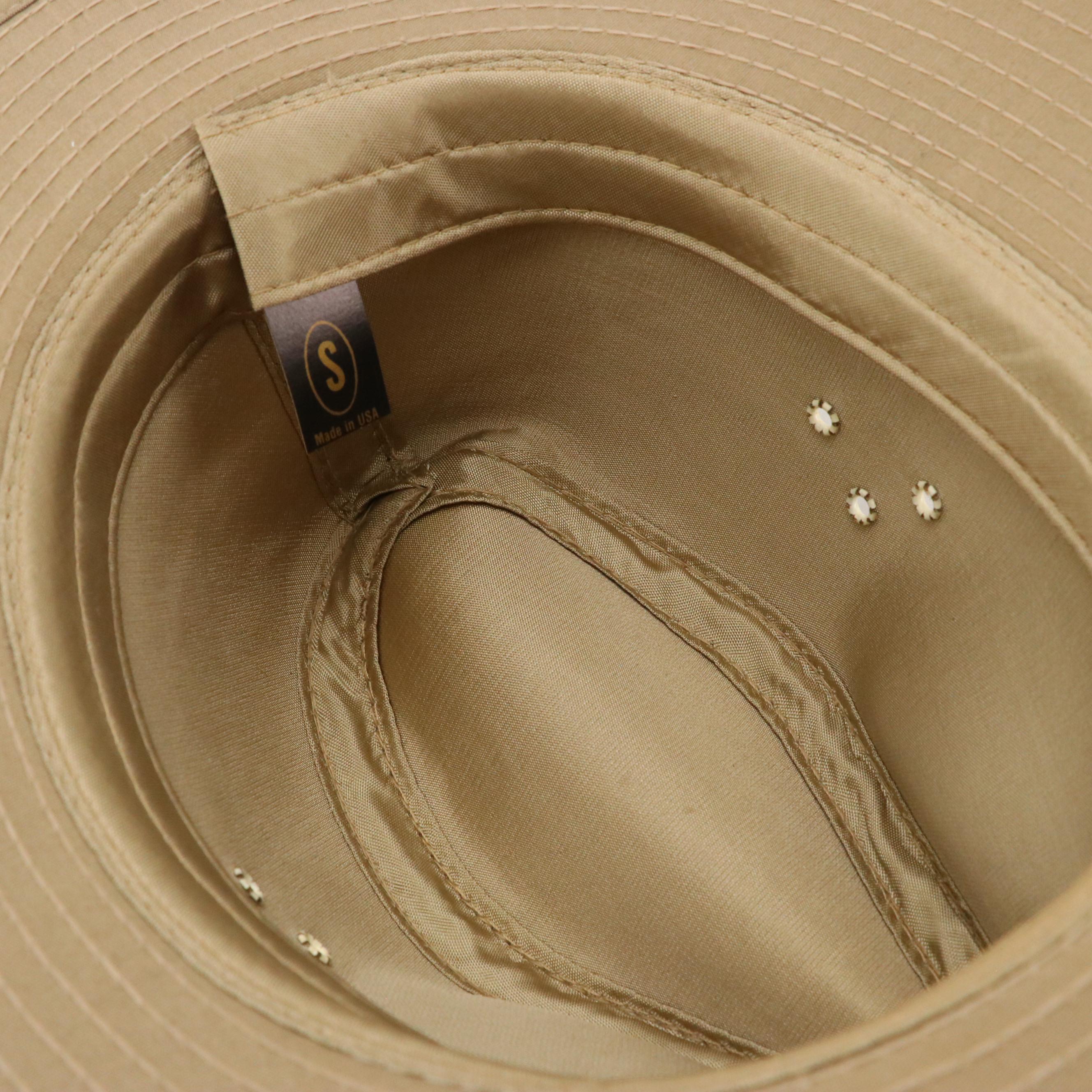 Straw/Natural Fiber Sun Hats with Leather/Textile Outback Hats