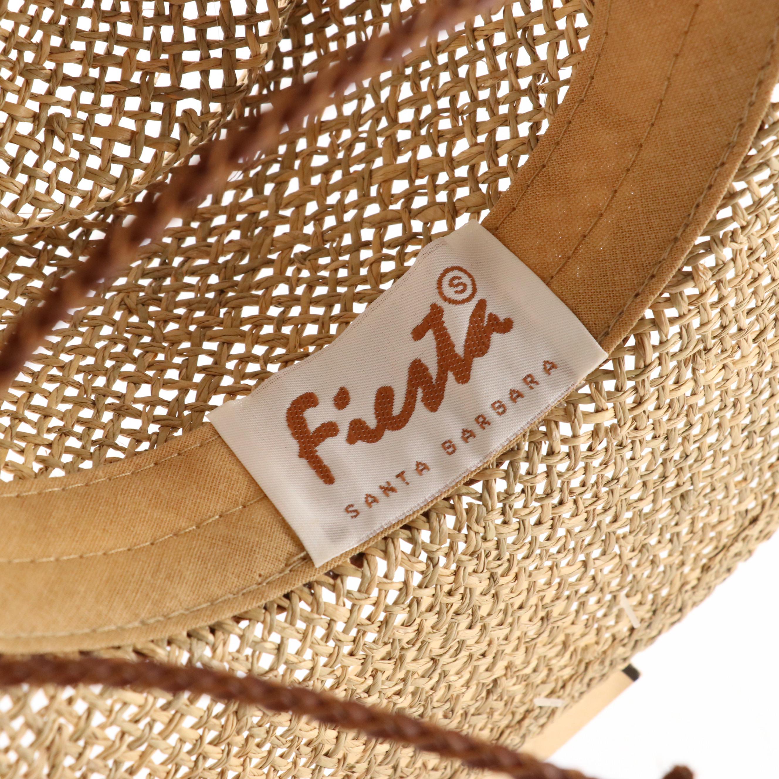 Straw/Natural Fiber Sun Hats with Leather/Textile Outback Hats