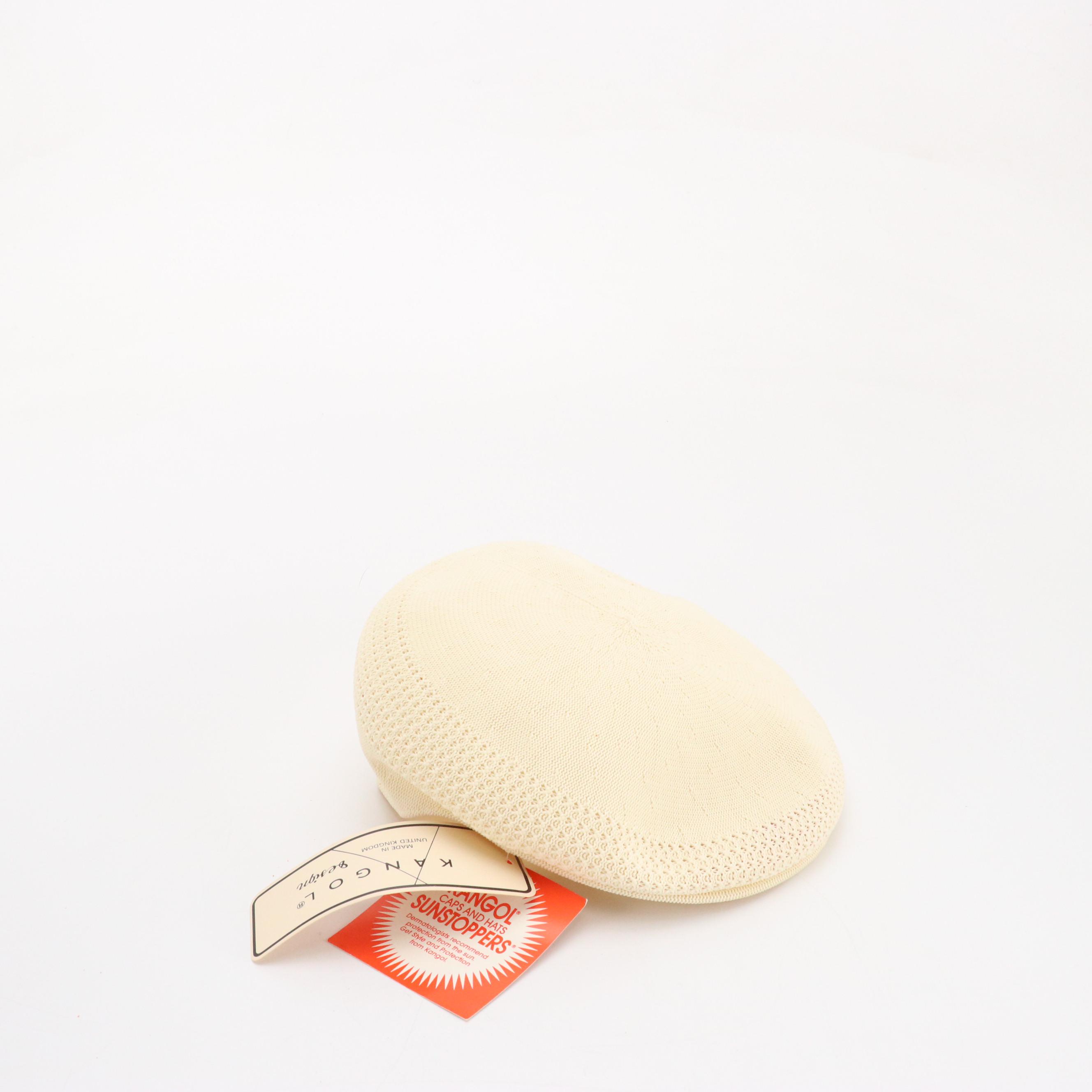 Kangol Cap, Diane Harty Straw Hat, Lama Knit Bucket Hat, and Felted Wool Hat