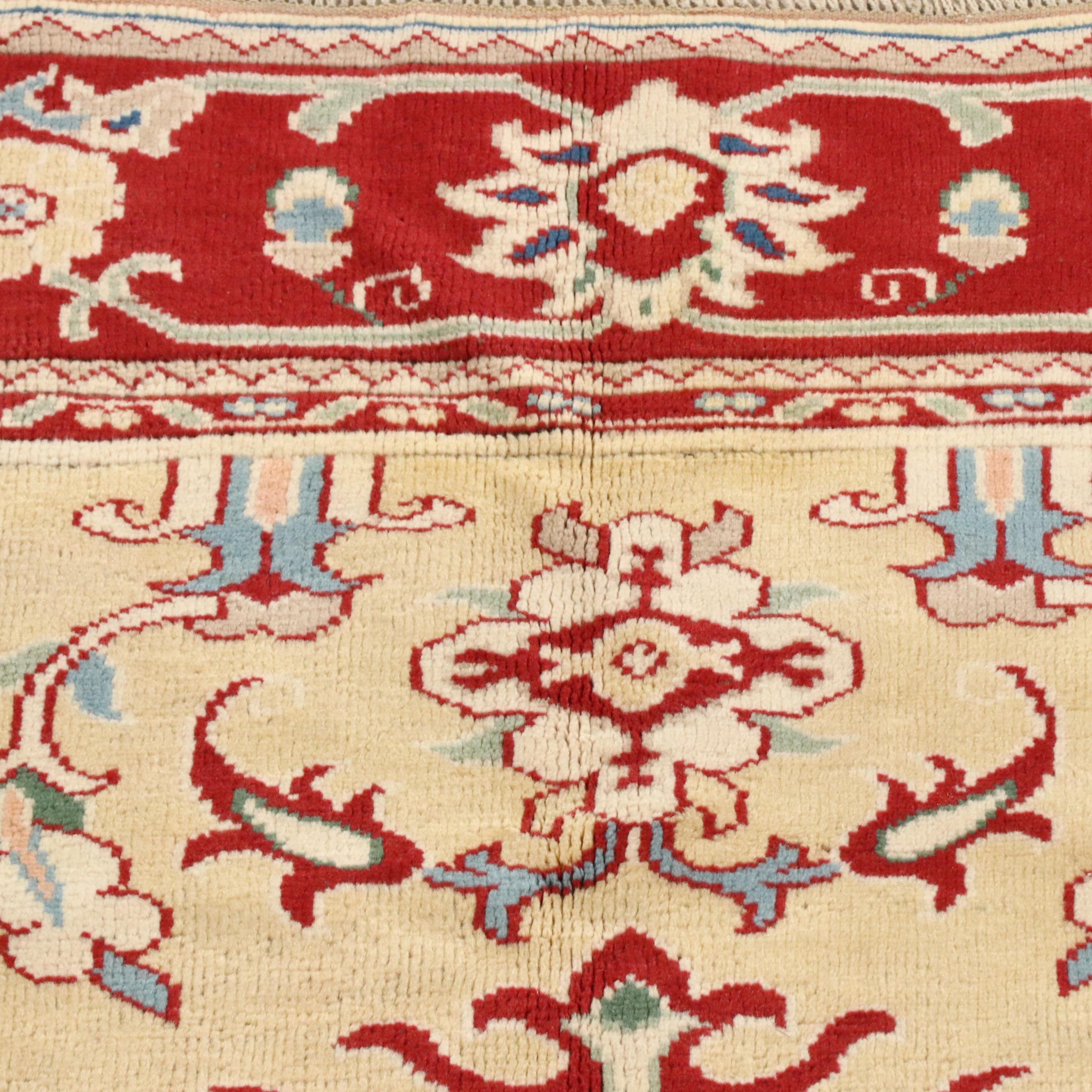 5'7 x 8'7 Hand-Knotted Turkish Anatolian Area Rug