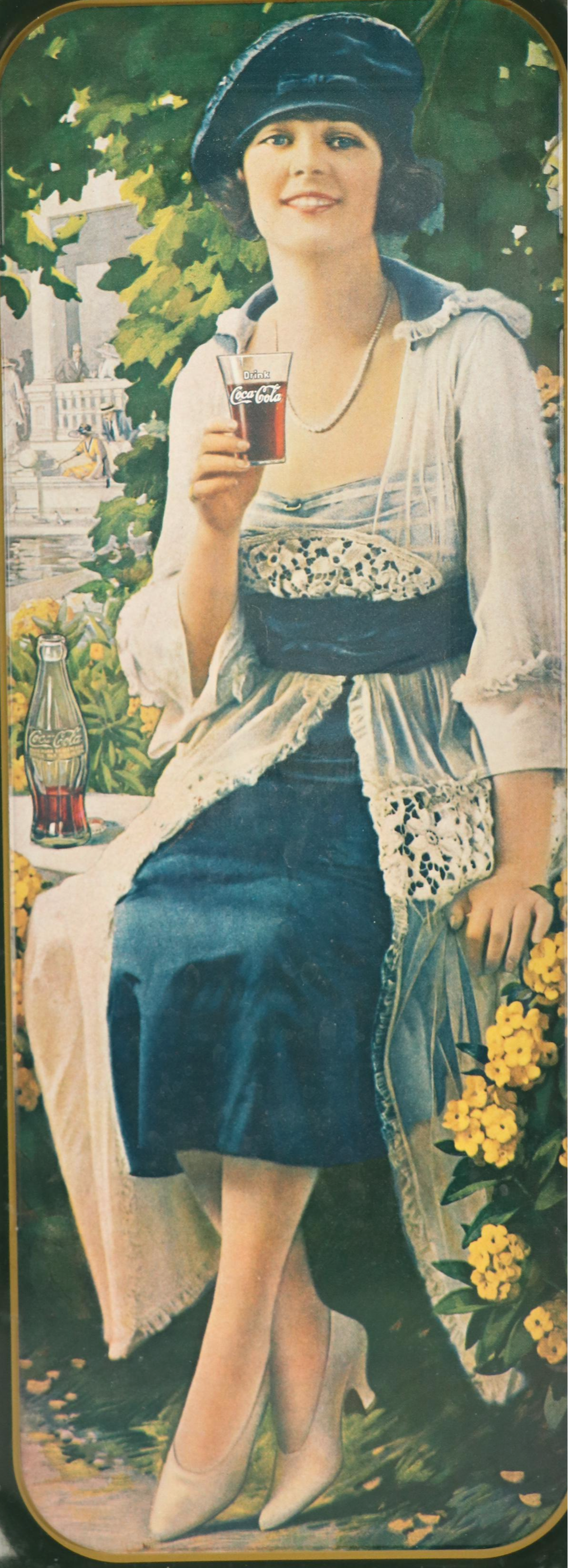 Coca-Cola Metal Reproduction Advertising Trays, Late 20th Century