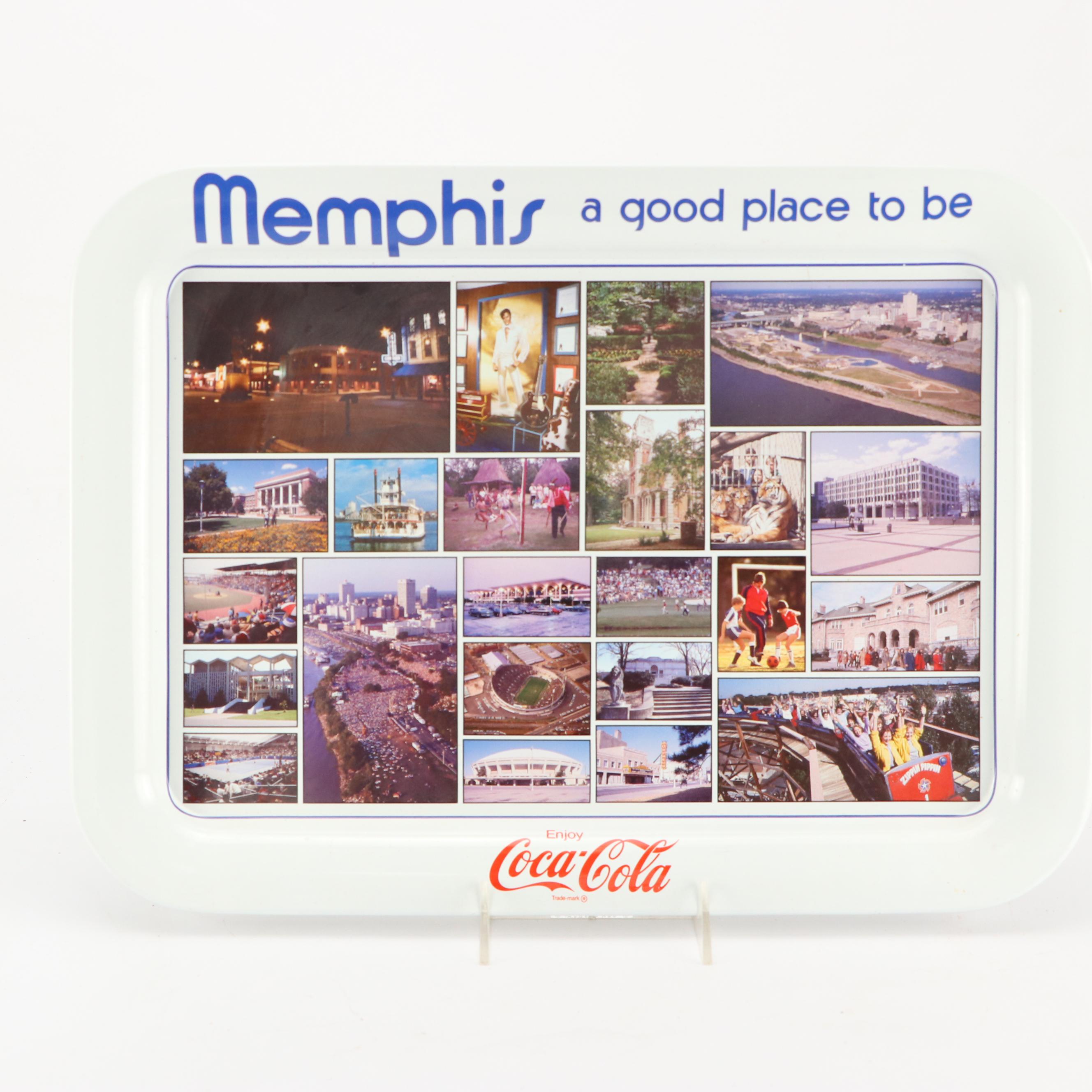 Coca-Cola Metal Reproduction Advertising Trays, Late 20th Century
