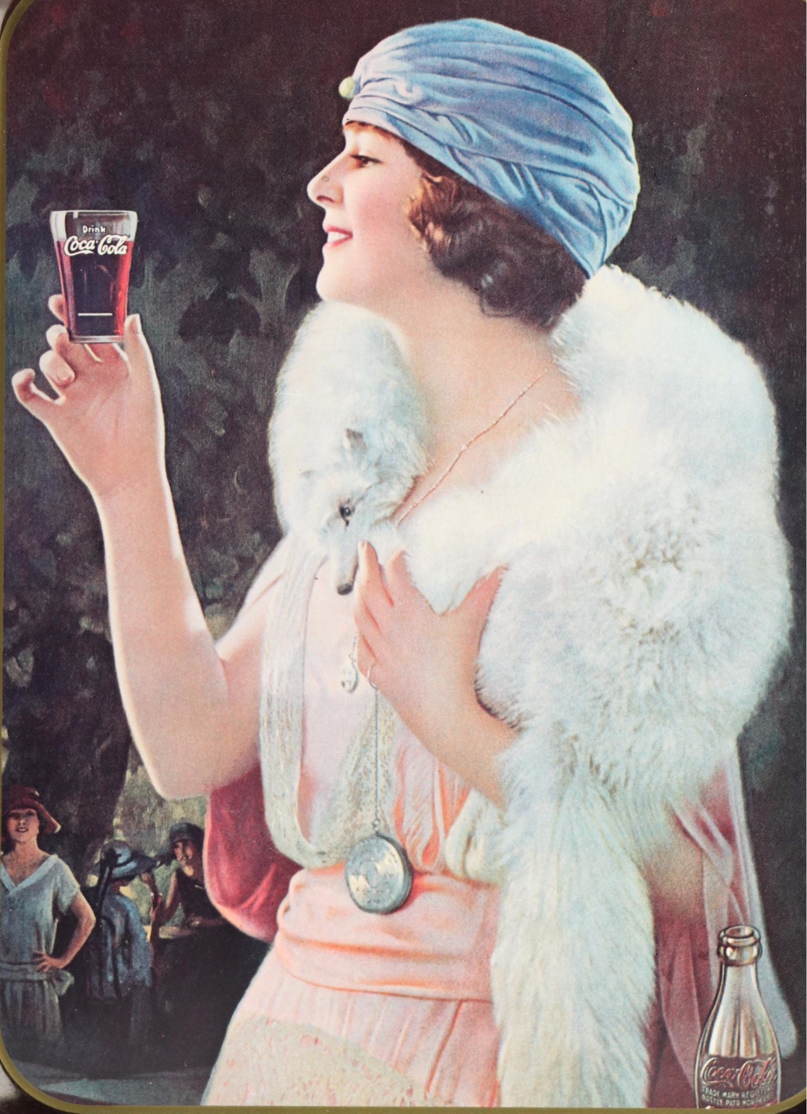 Coca-Cola Metal Reproduction Advertising Trays, Late 20th Century