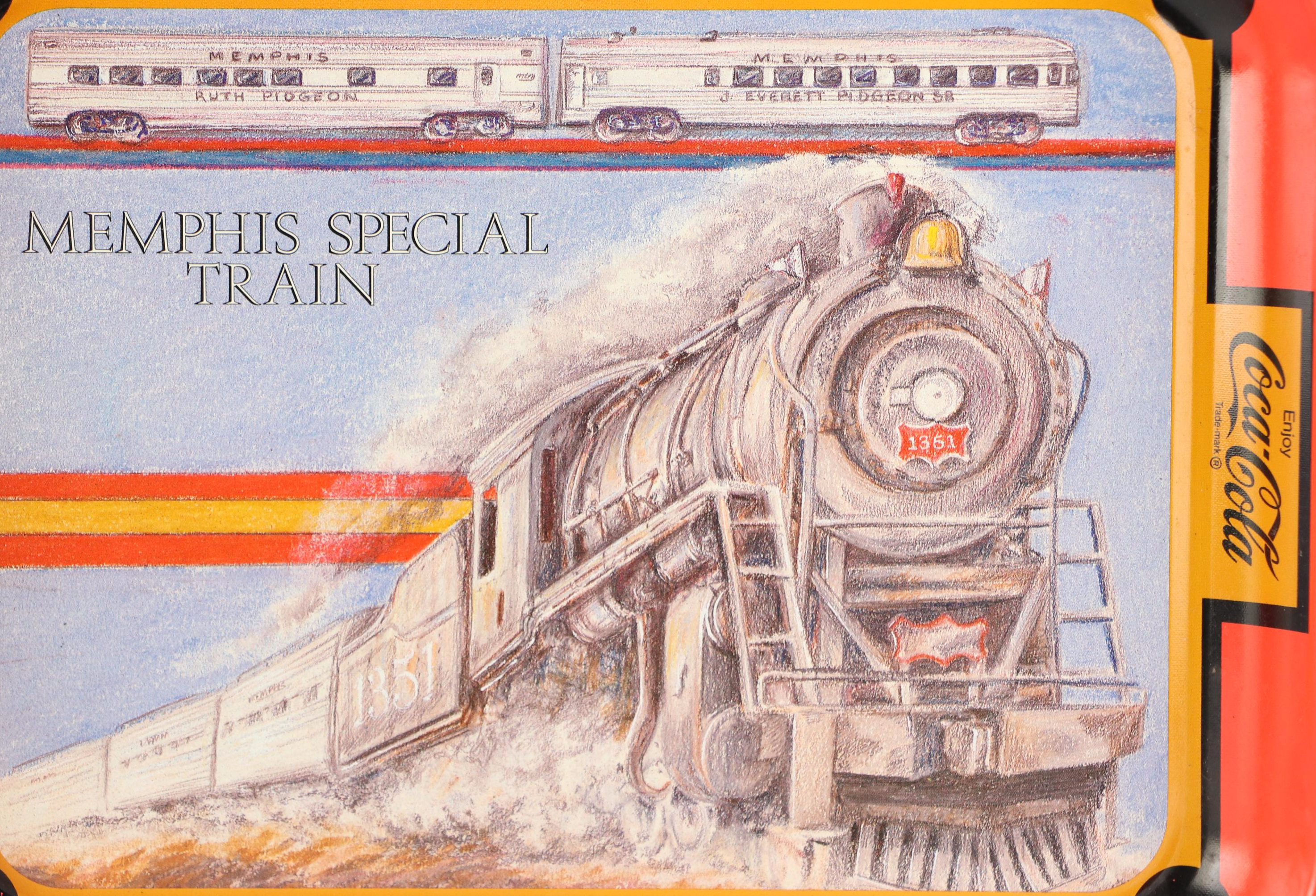 Coca-Cola Metal Reproduction Advertising Trays, Late 20th Century