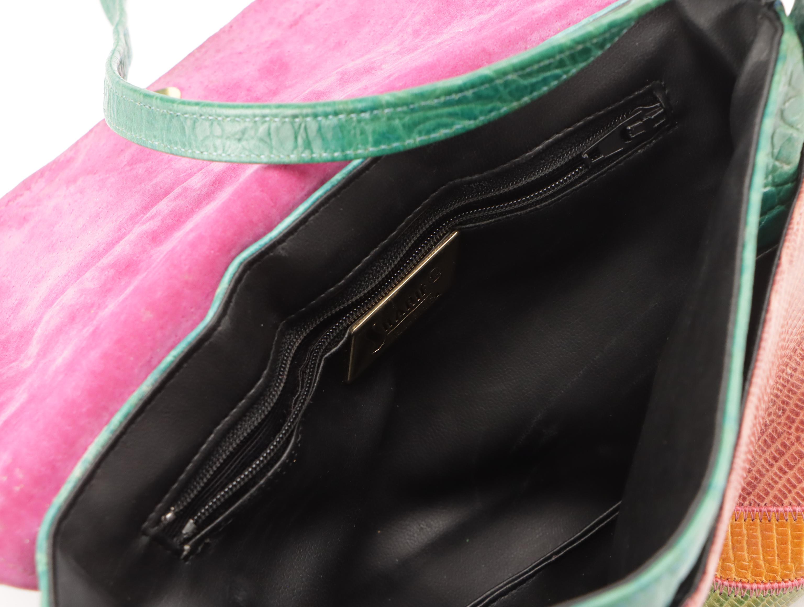 Sharif Embellished Patchwork Leather Crossbody, Judith Leiber Evening Bag, More