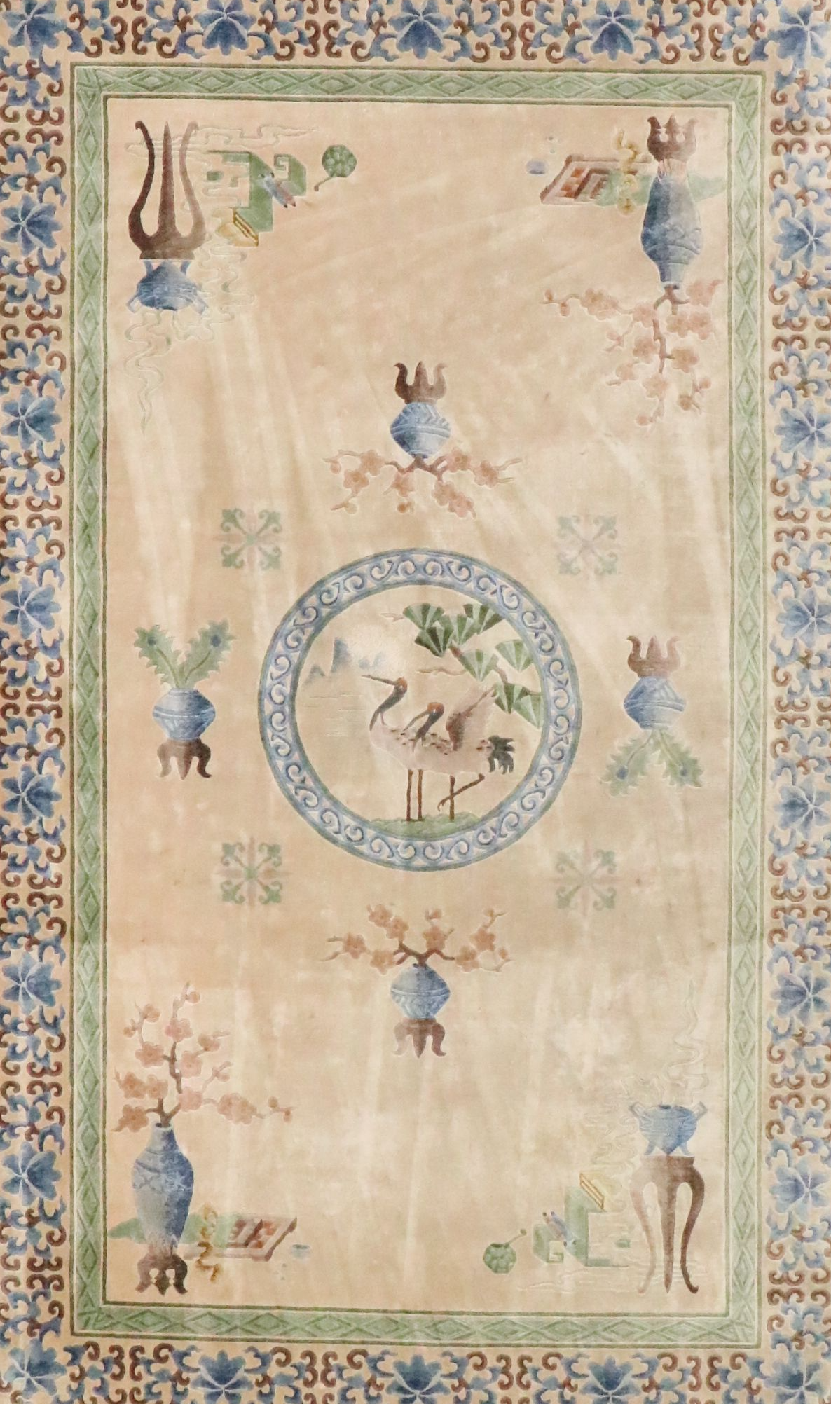 5'1 x 8'6 Hand-Knotted Chinese Peking Area Rug