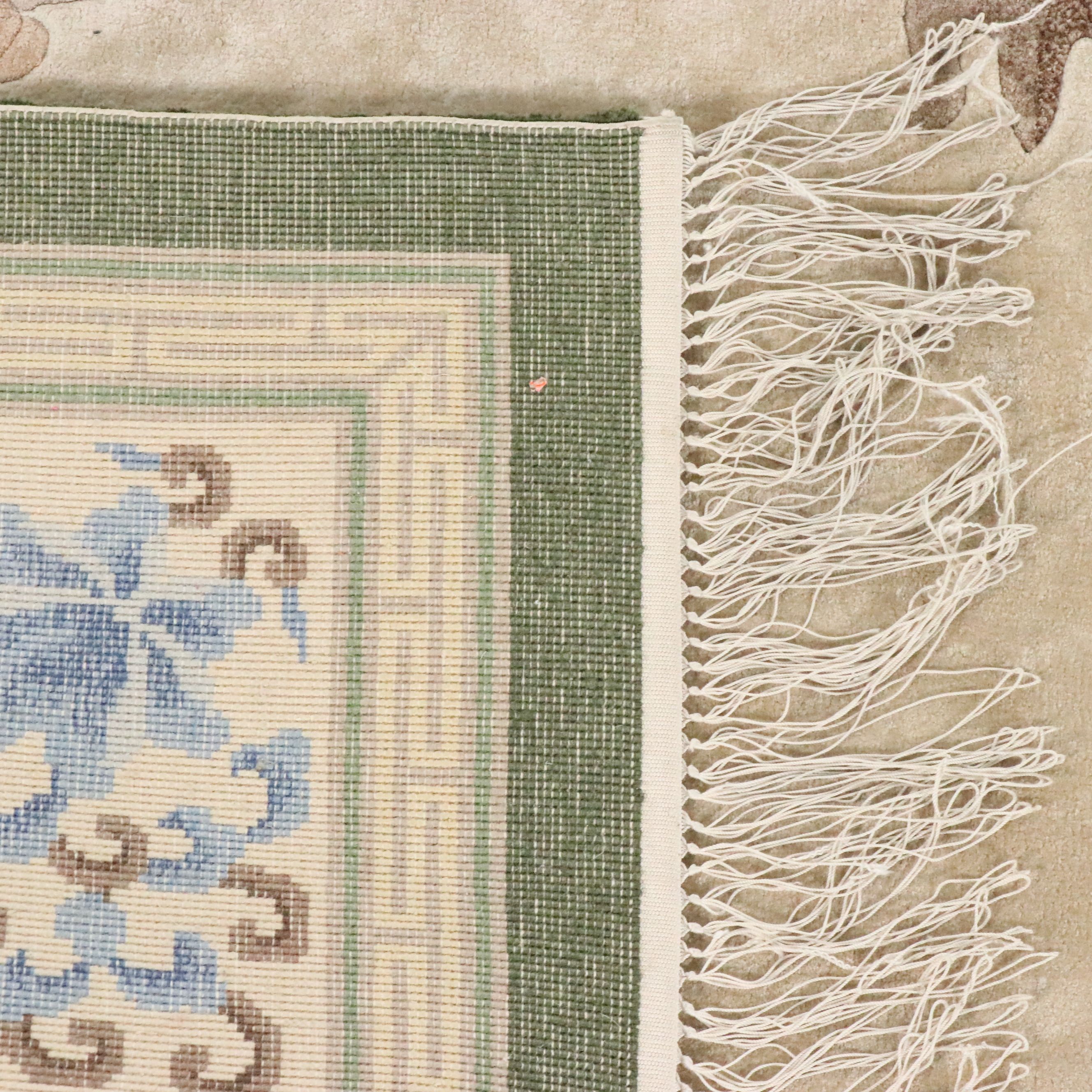 5'1 x 8'6 Hand-Knotted Chinese Peking Area Rug