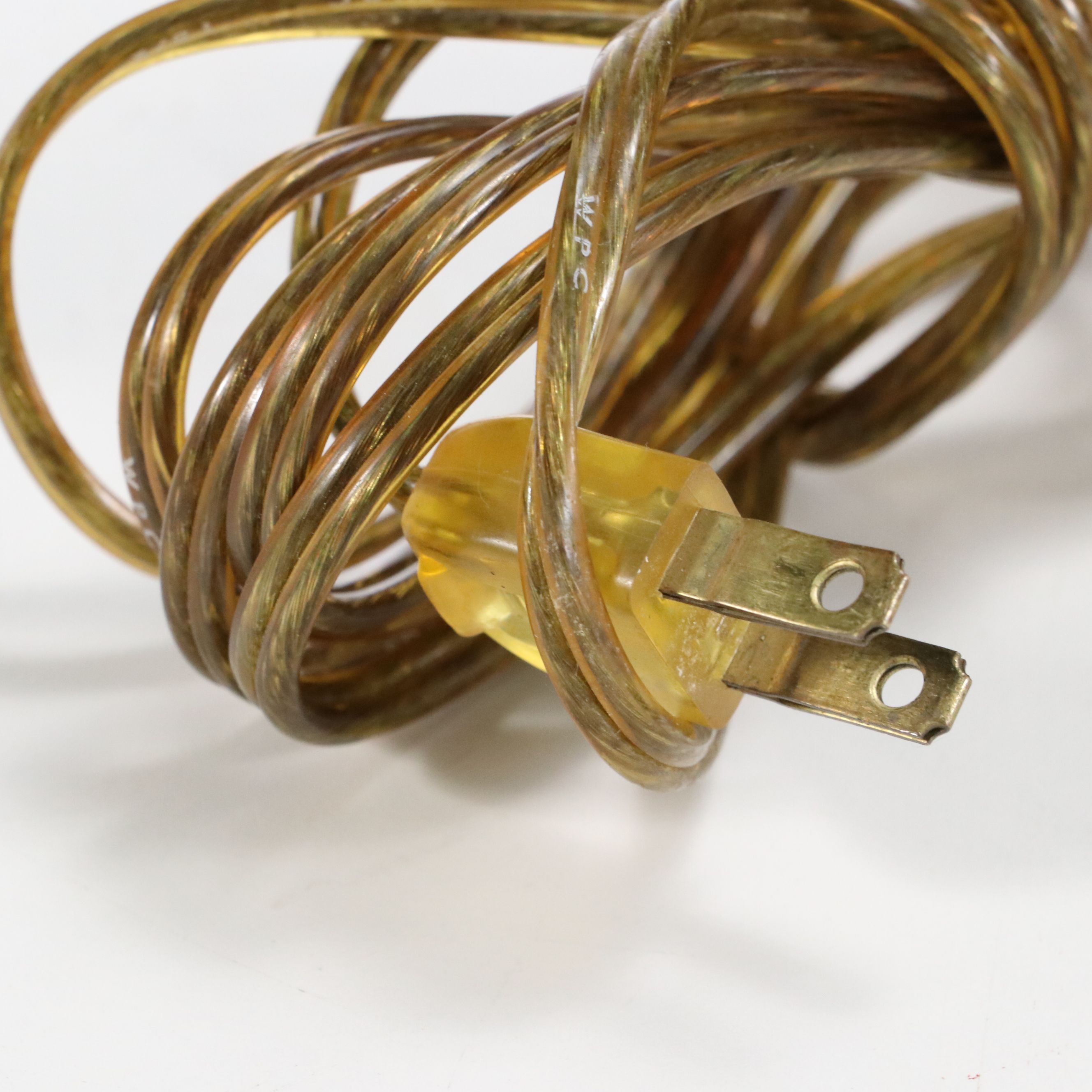 Harding Black Studio Pottery Drip Glazed Vase Table Lamp, 1970s & Adapted