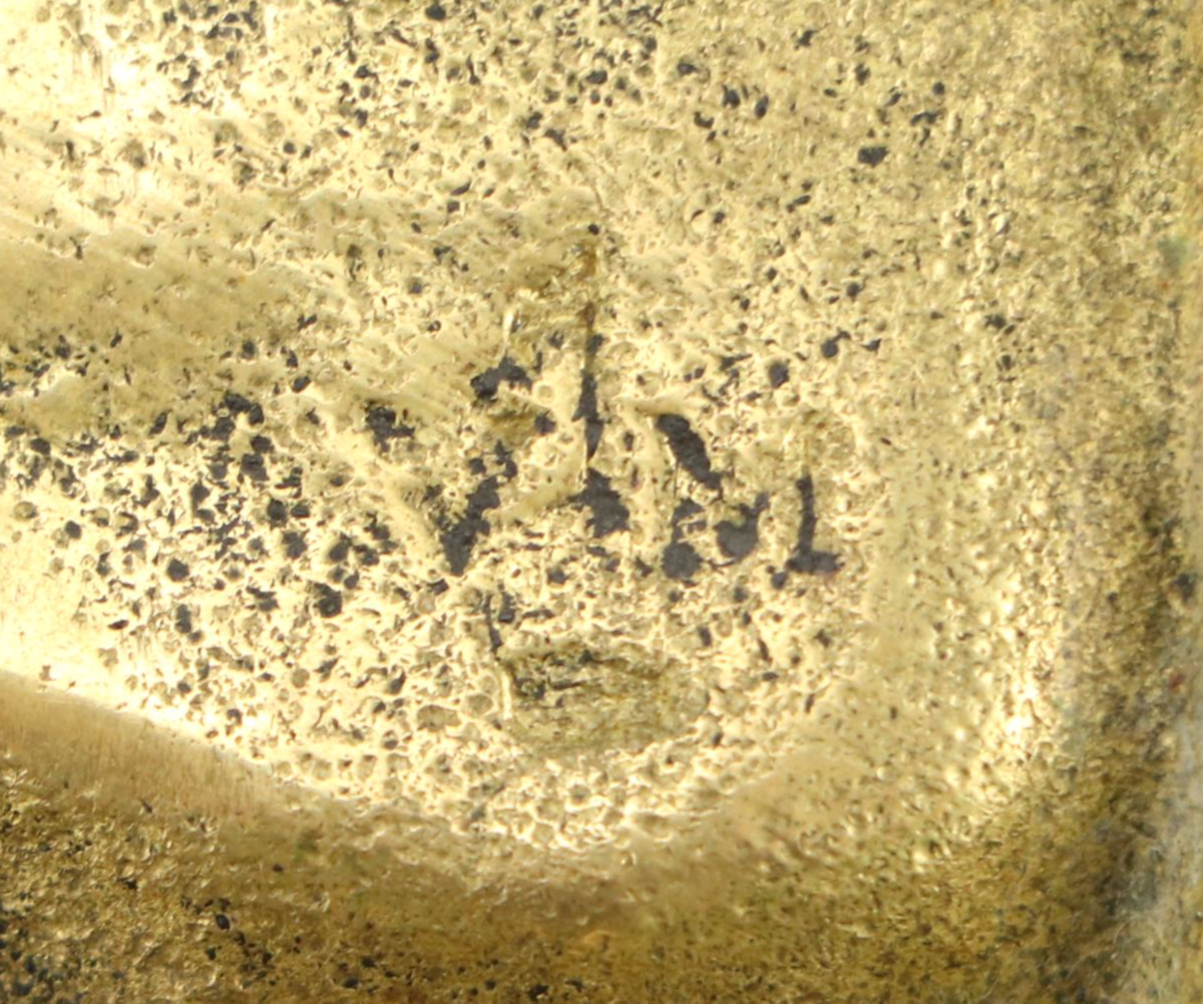 Virginia Metalcrafters "Setter" Brass Ashtray, Mid-20th Century