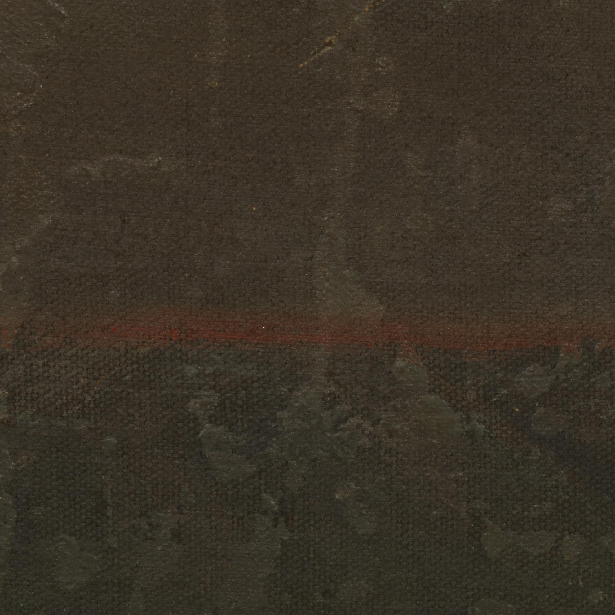 Dixon Abstracted Oil Painting, Late 20th Century