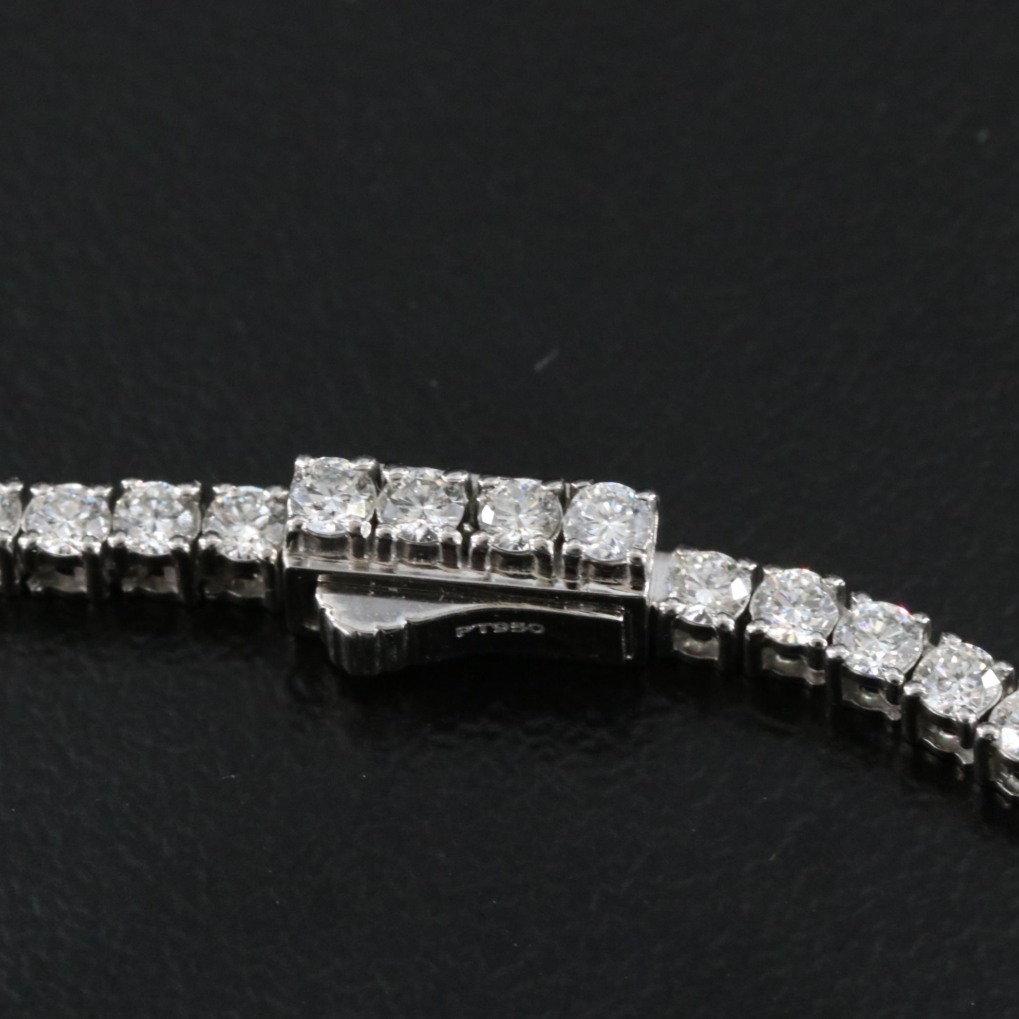 Platinum 7.01 CTW Diamond Riviera Necklace