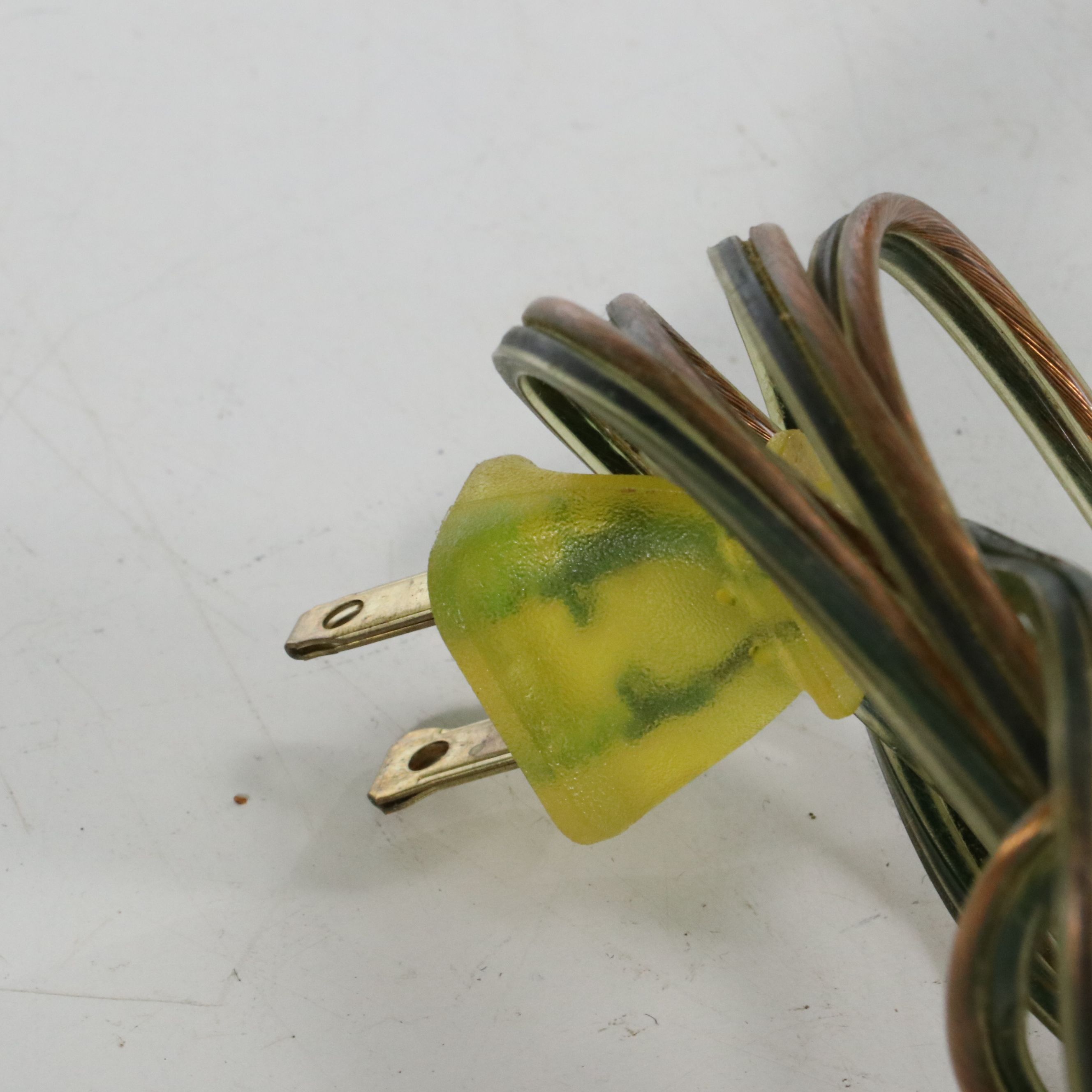 Pair of Neoclassical Style Brass and Glass Console Lamps, Silk Shades