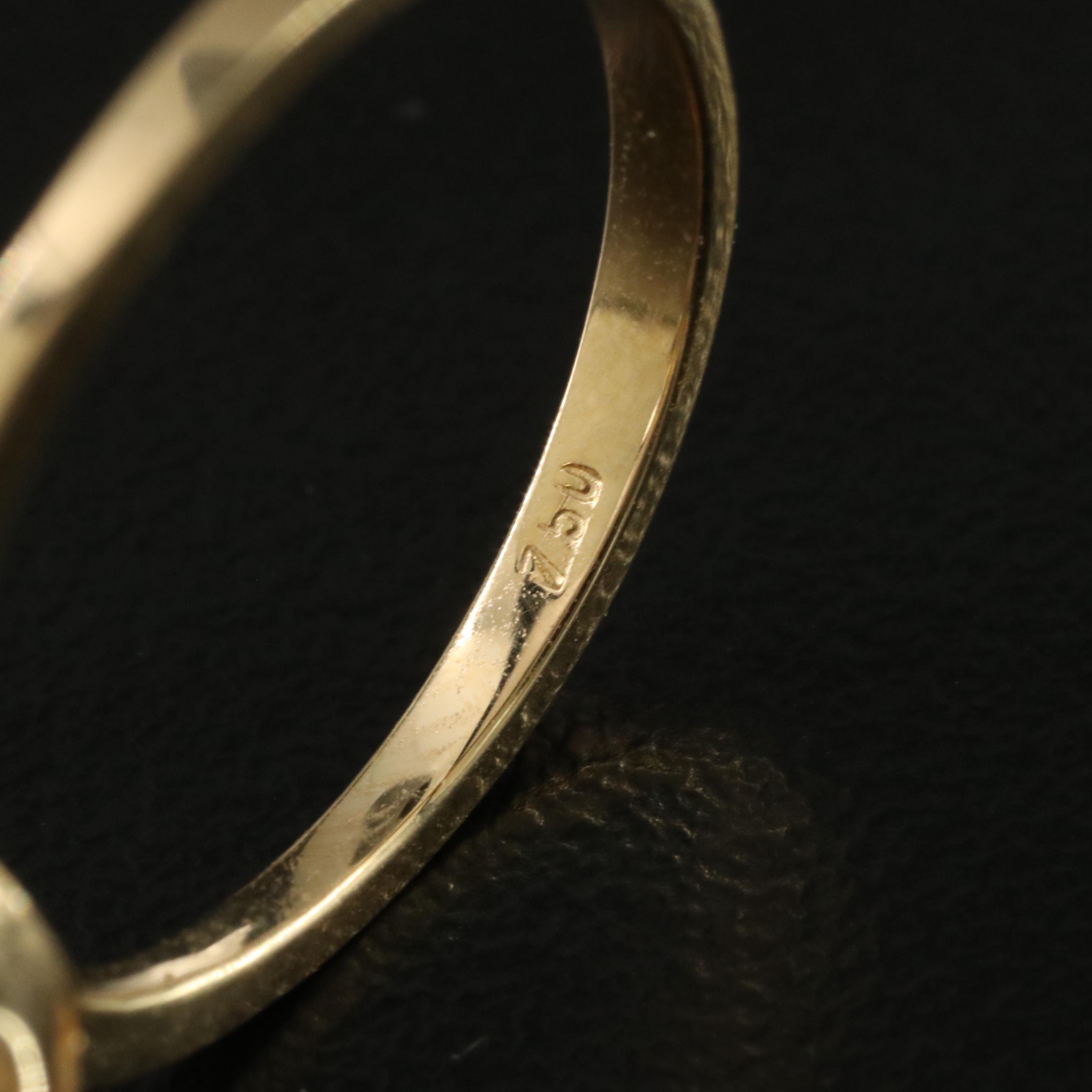 18K 8.03 CT Lab Grown Diamond Solitaire Ring with IGI Report