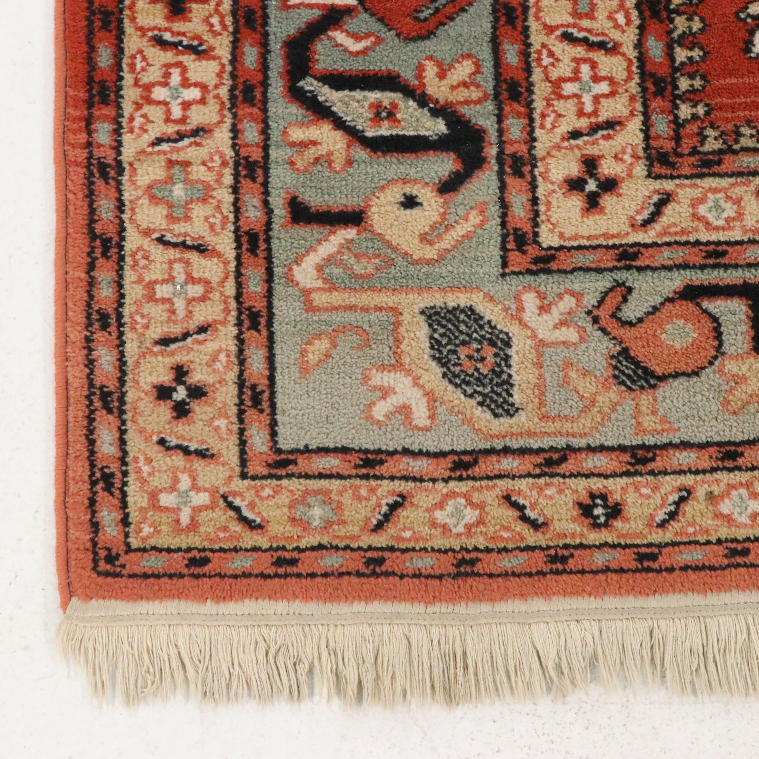 5'6 x 8'2 Machine Made Couristan "Caucasian Rose" Area Rug