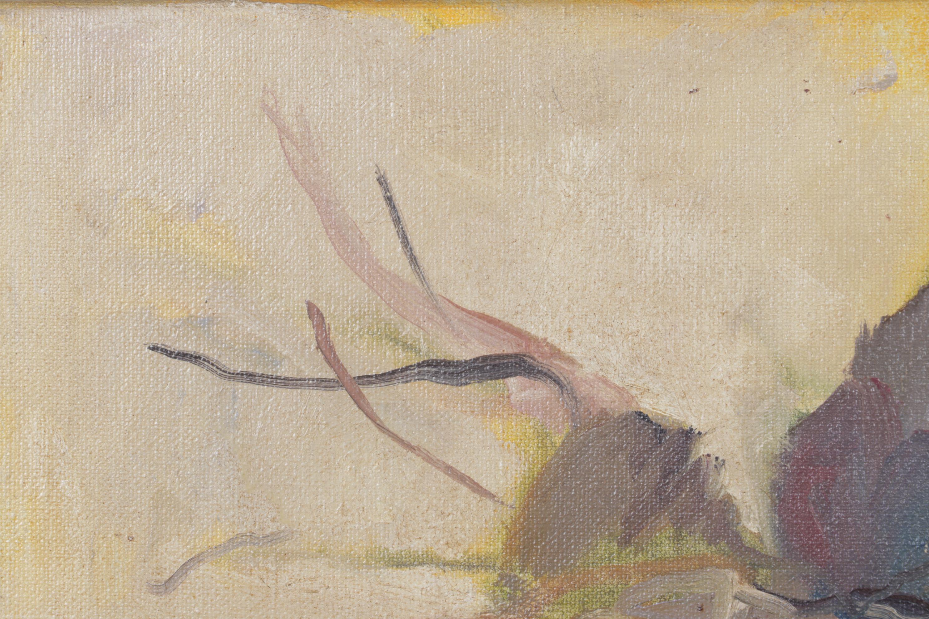 Frances Wintner Oil Painting "Autumn Pears", 1983