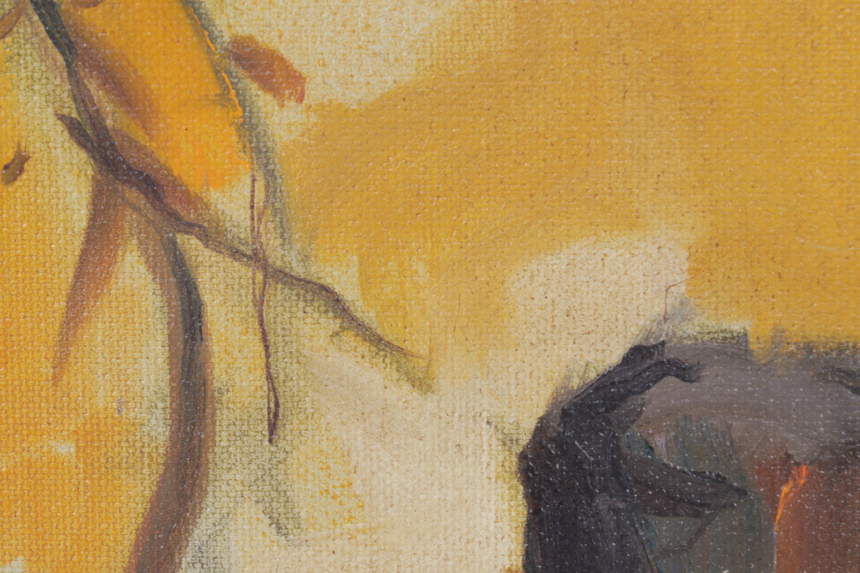 Frances Wintner Oil Painting "Autumn Pears", 1983