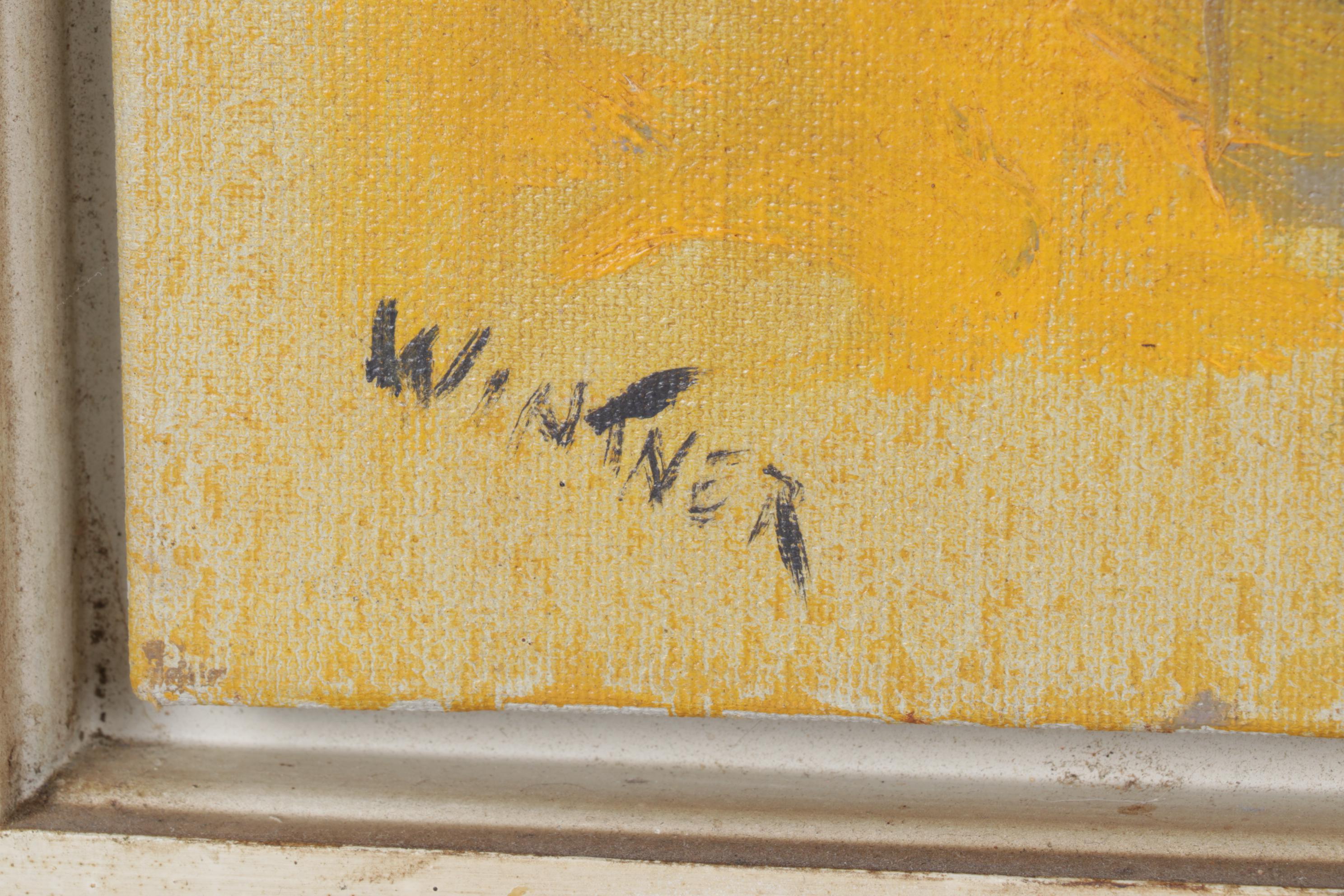 Frances Wintner Oil Painting "Autumn Pears", 1983