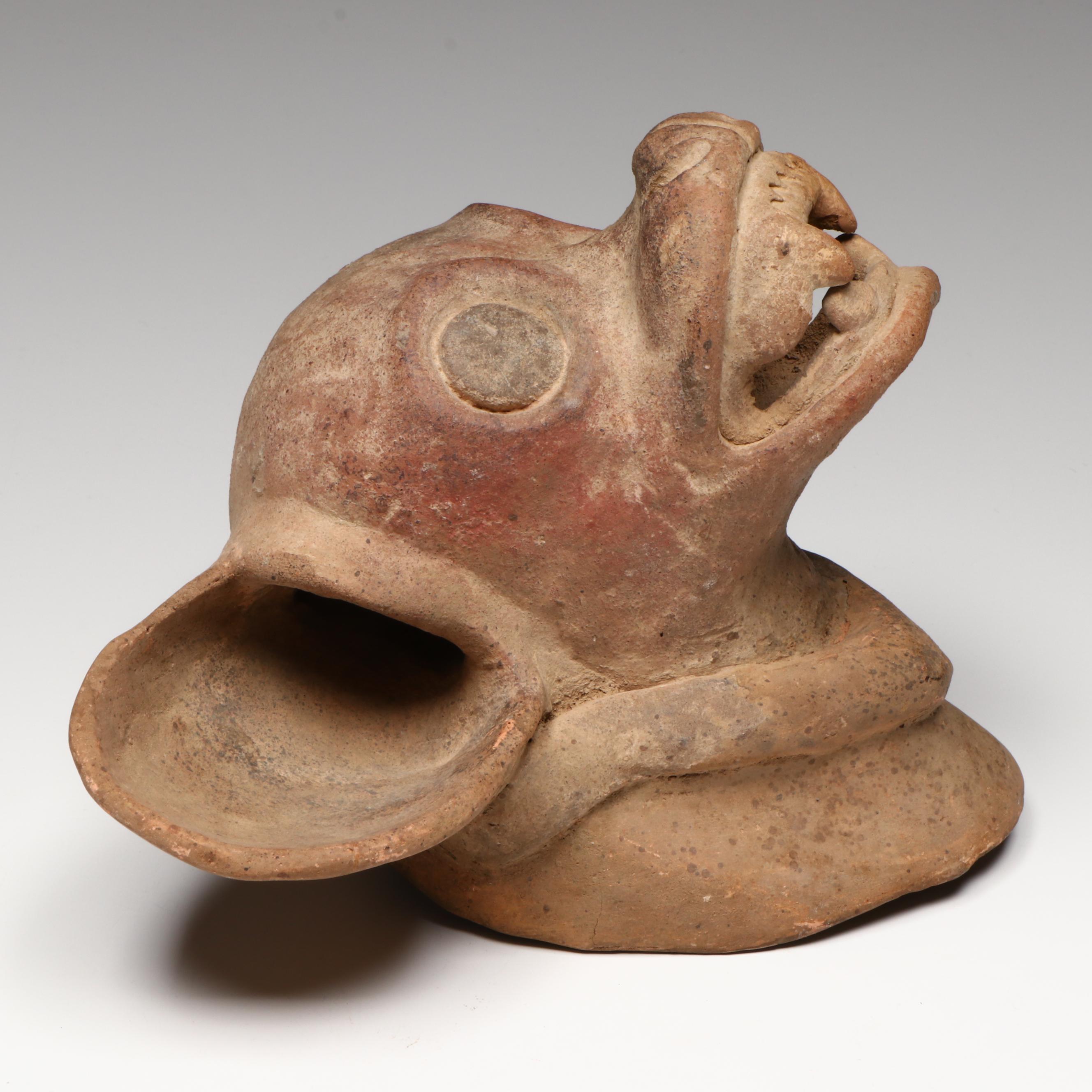 Pre-Columbian Polychrome Figure